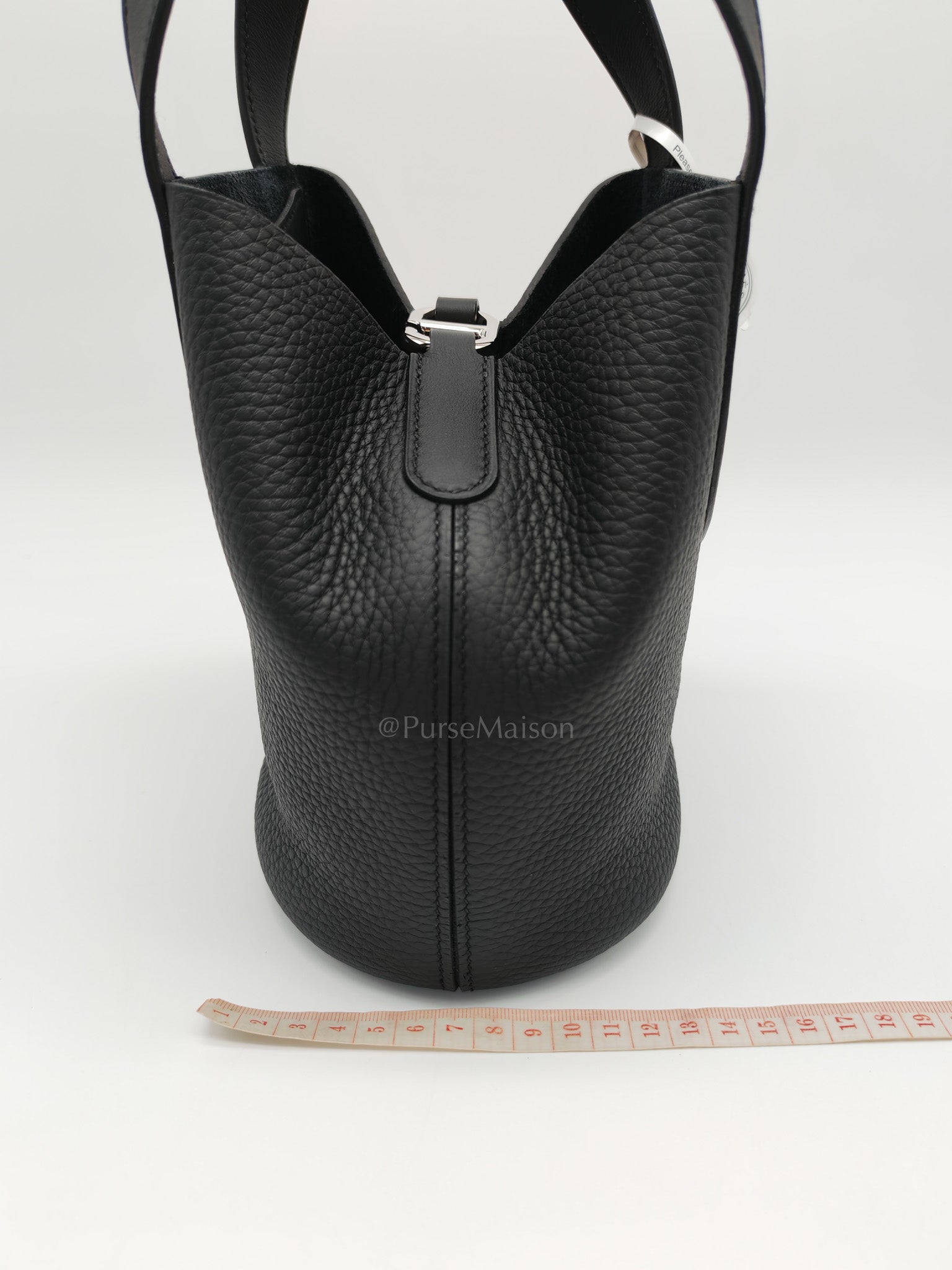 In The Loop 18 in Black/Noir Clemence Leather & Palladium Hardware Stamp K(2025)