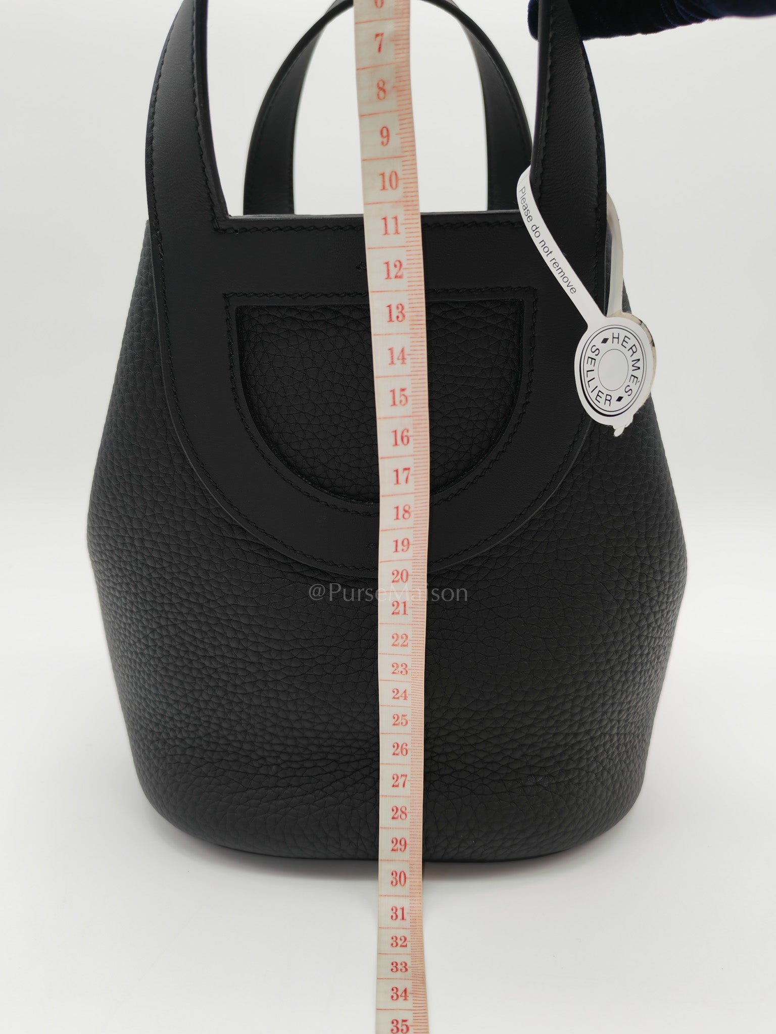 In The Loop 18 in Black/Noir Clemence Leather & Palladium Hardware Stamp K(2025)