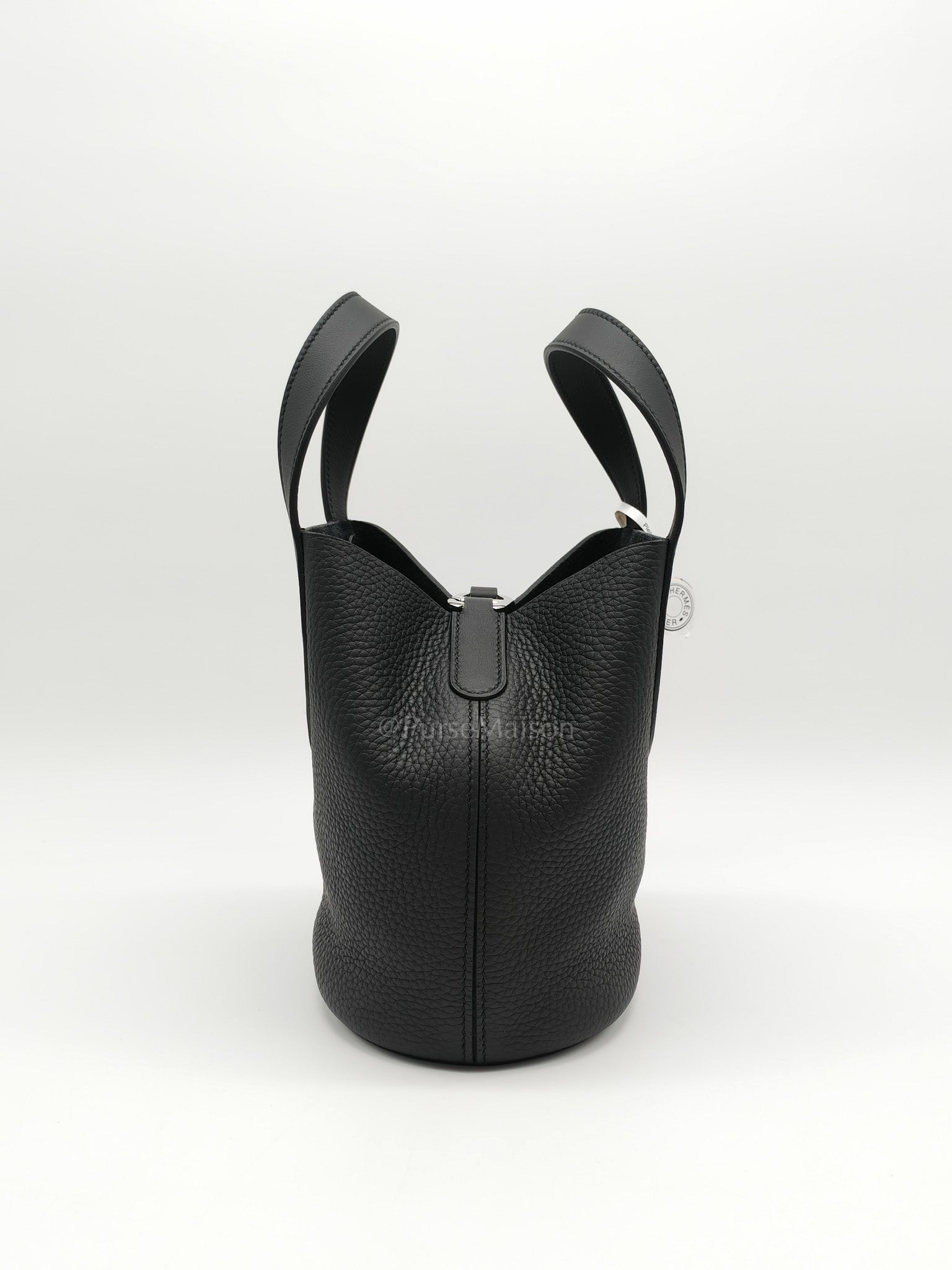 In The Loop 18 in Black/Noir Clemence Leather & Palladium Hardware Stamp K(2025)