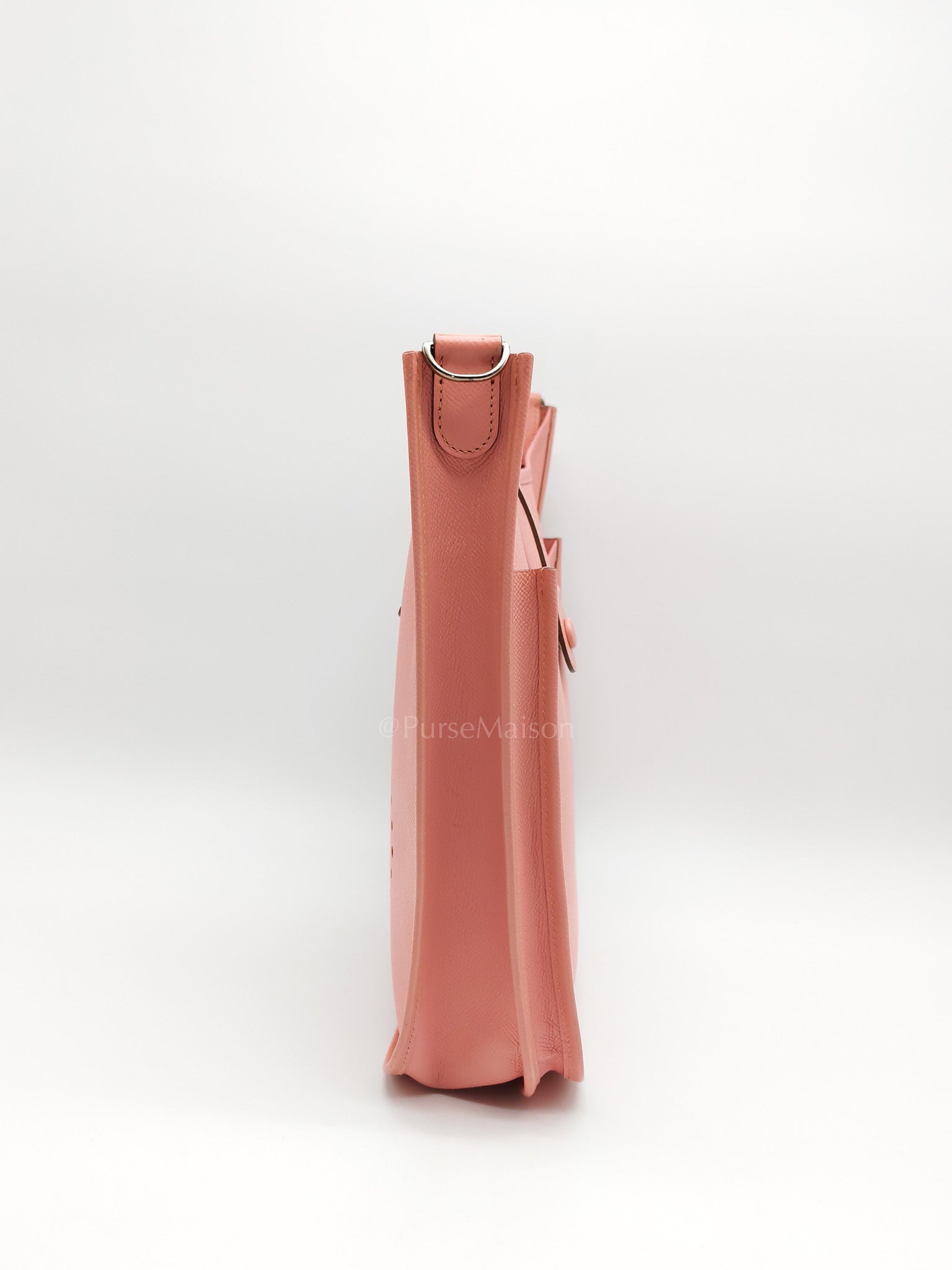 Evelyne PM in Pink Epsom Leather & Palladium Hardware Stamp T(2015)
