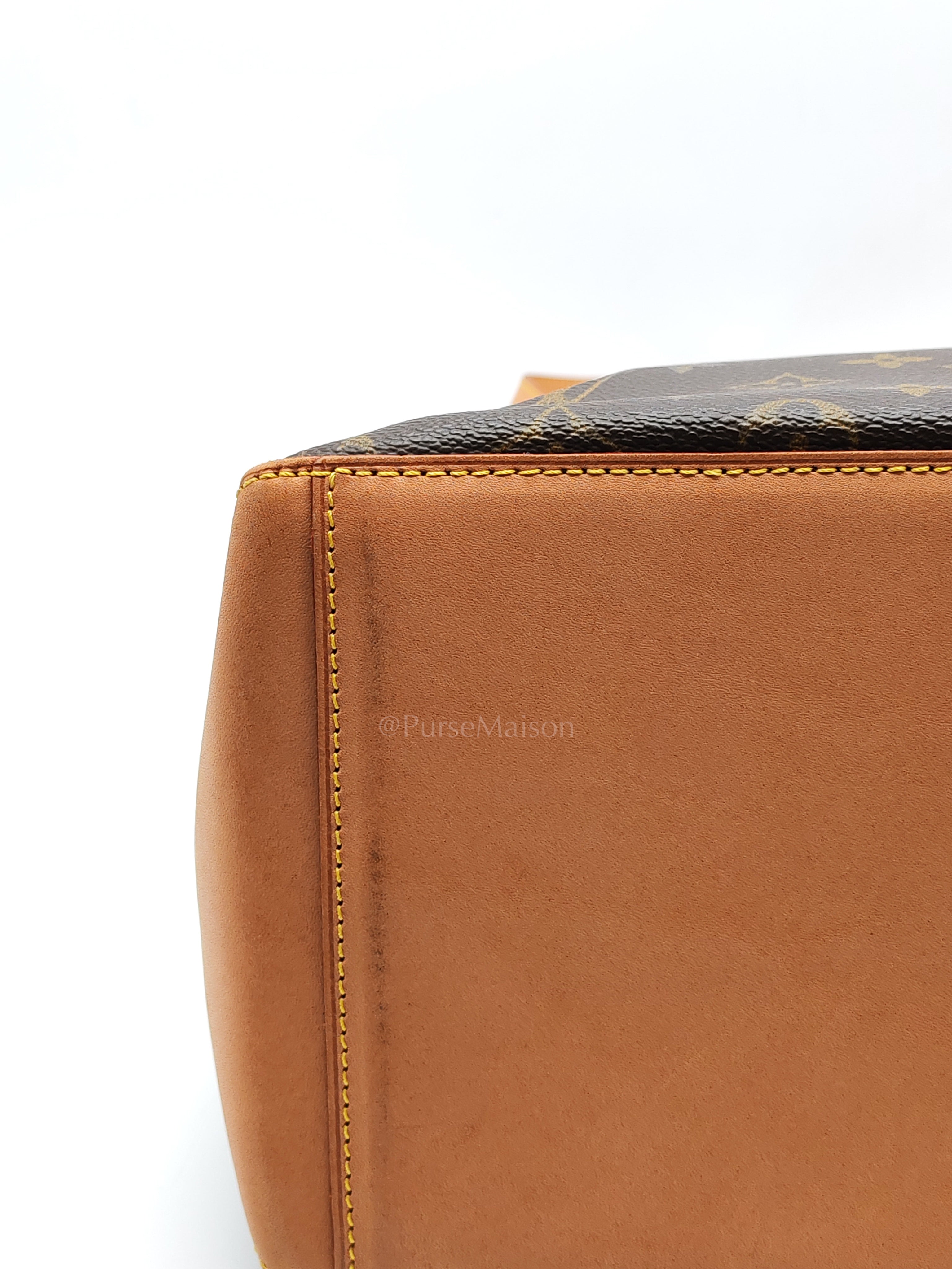 Cabas Mezzo Tote Bag in Monogram Canvas & Gold Hardware (DateCode: TH0052) | Purse Maison Luxury Bags Shop