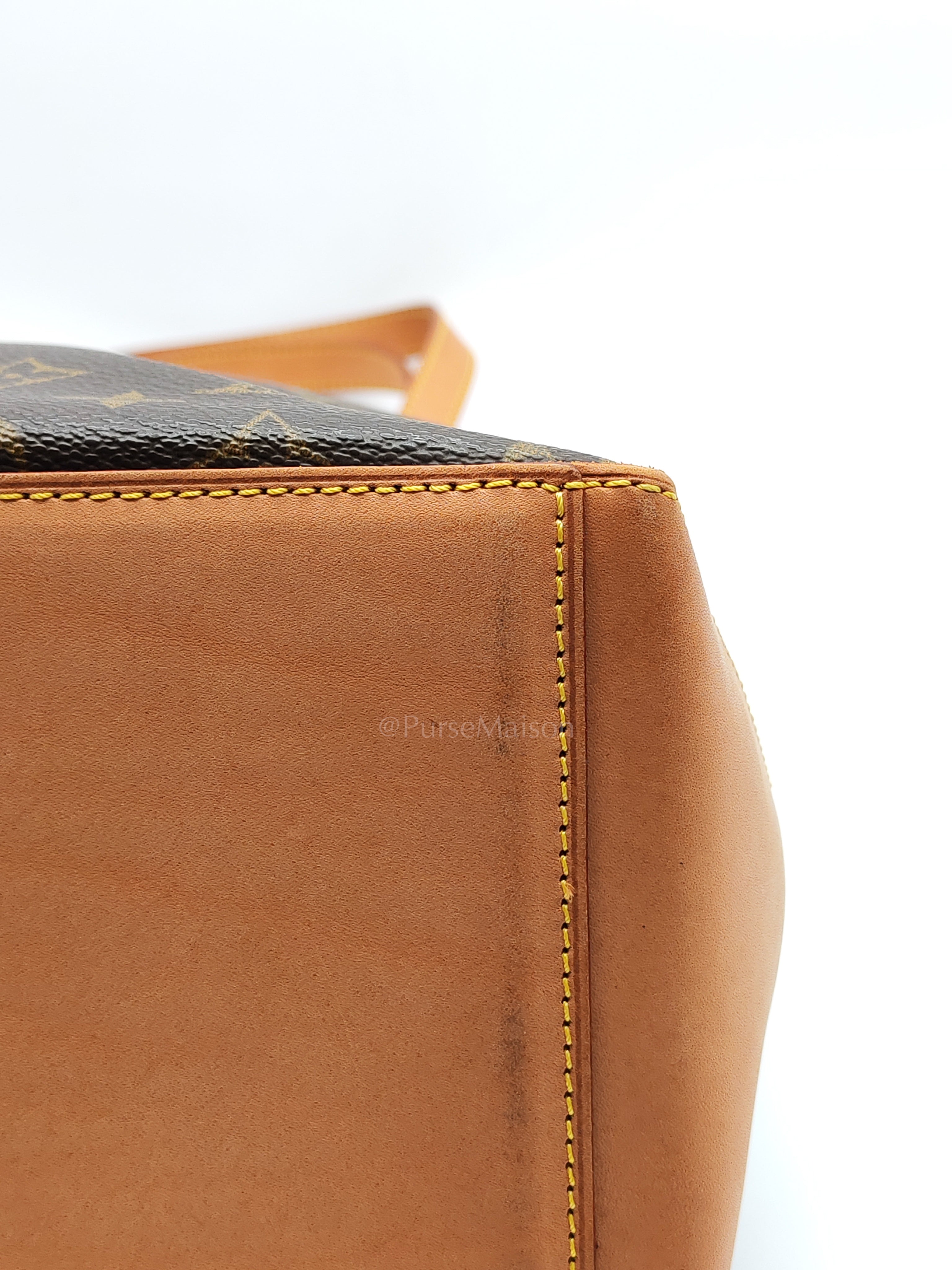 Cabas Mezzo Tote Bag in Monogram Canvas & Gold Hardware (DateCode: TH0052) | Purse Maison Luxury Bags Shop