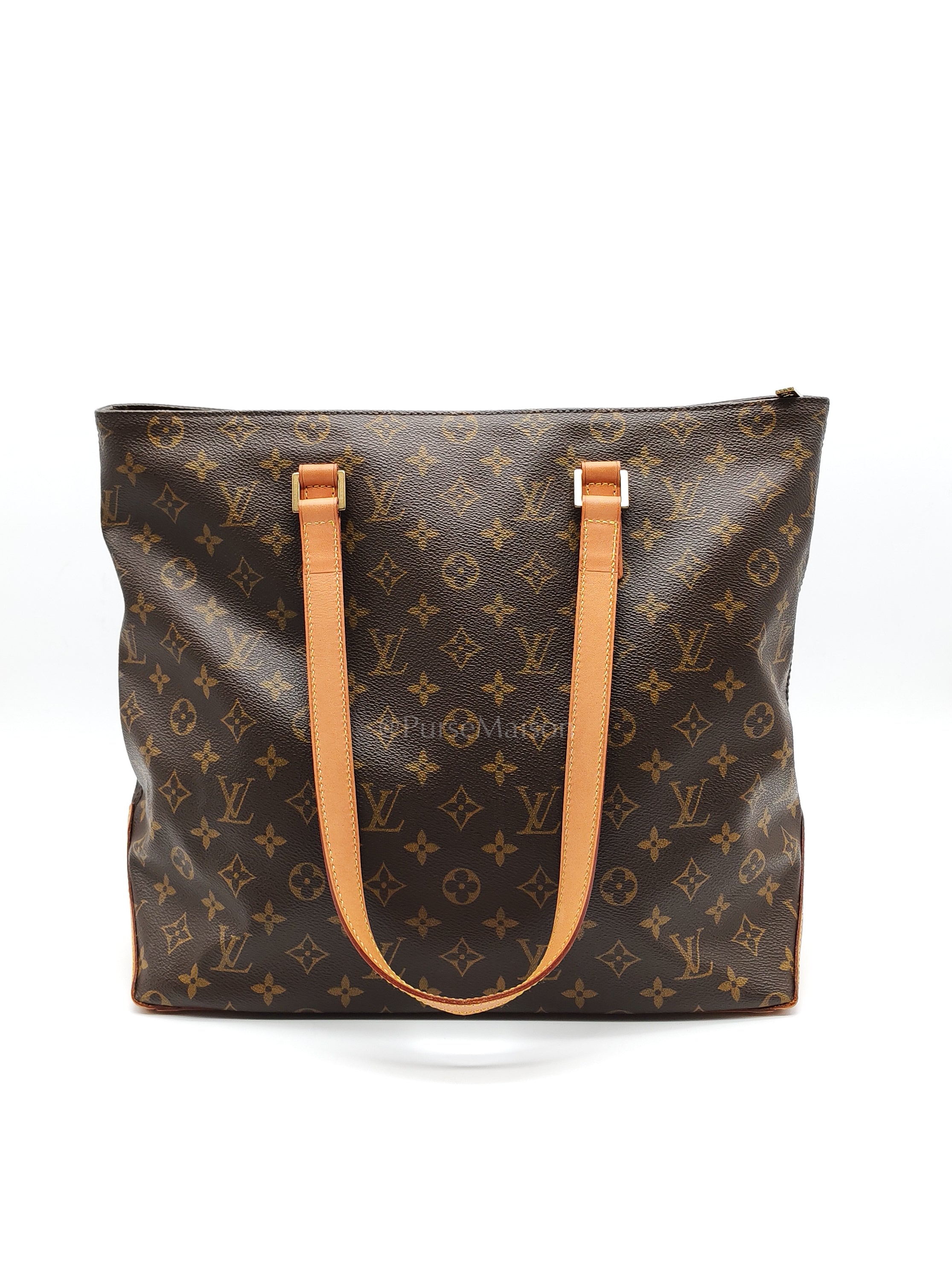 Cabas Mezzo Tote Bag in Monogram Canvas & Gold Hardware (DateCode: TH0052) | Purse Maison Luxury Bags Shop