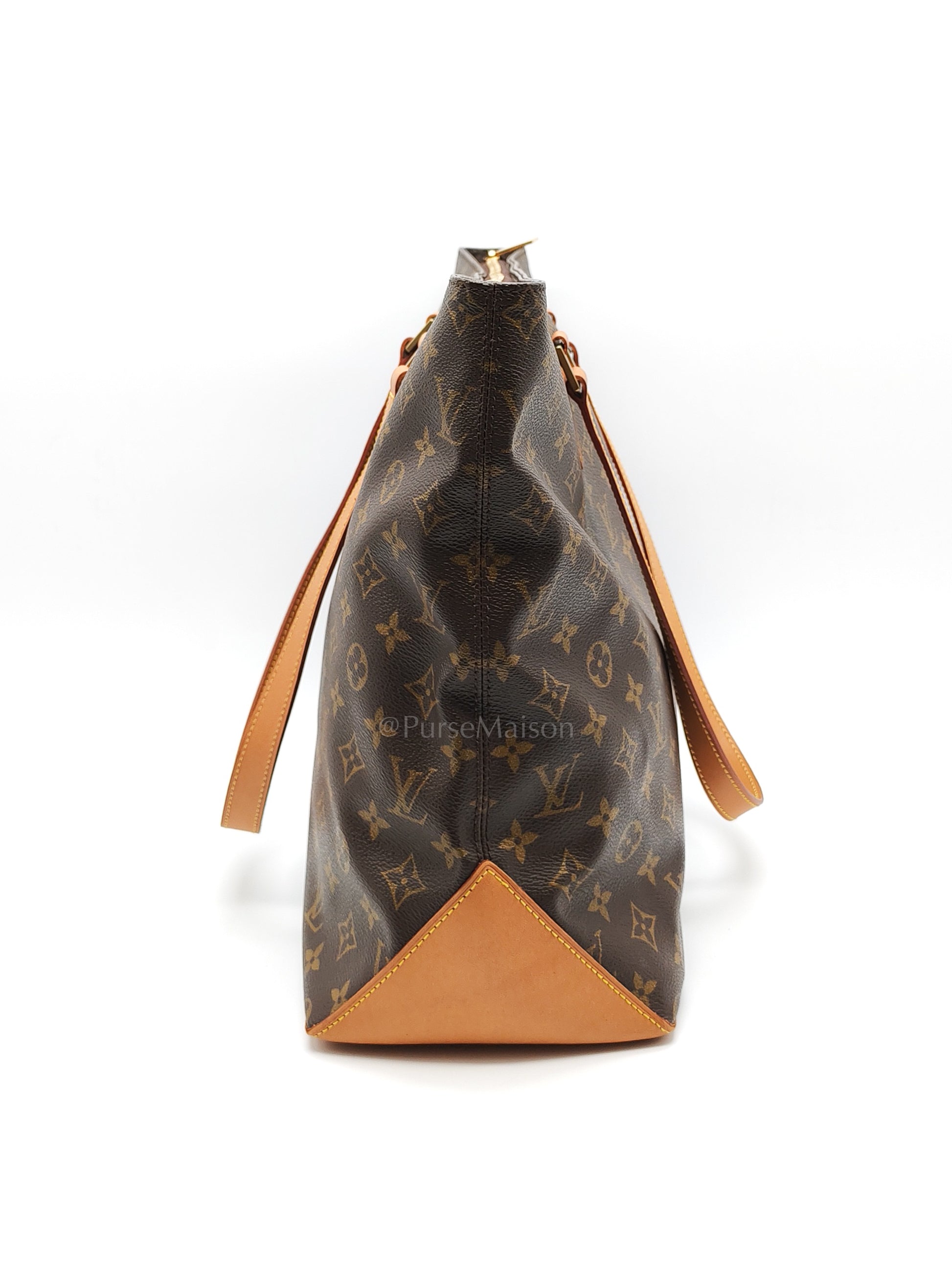 Cabas Mezzo Tote Bag in Monogram Canvas & Gold Hardware (DateCode: TH0052) | Purse Maison Luxury Bags Shop