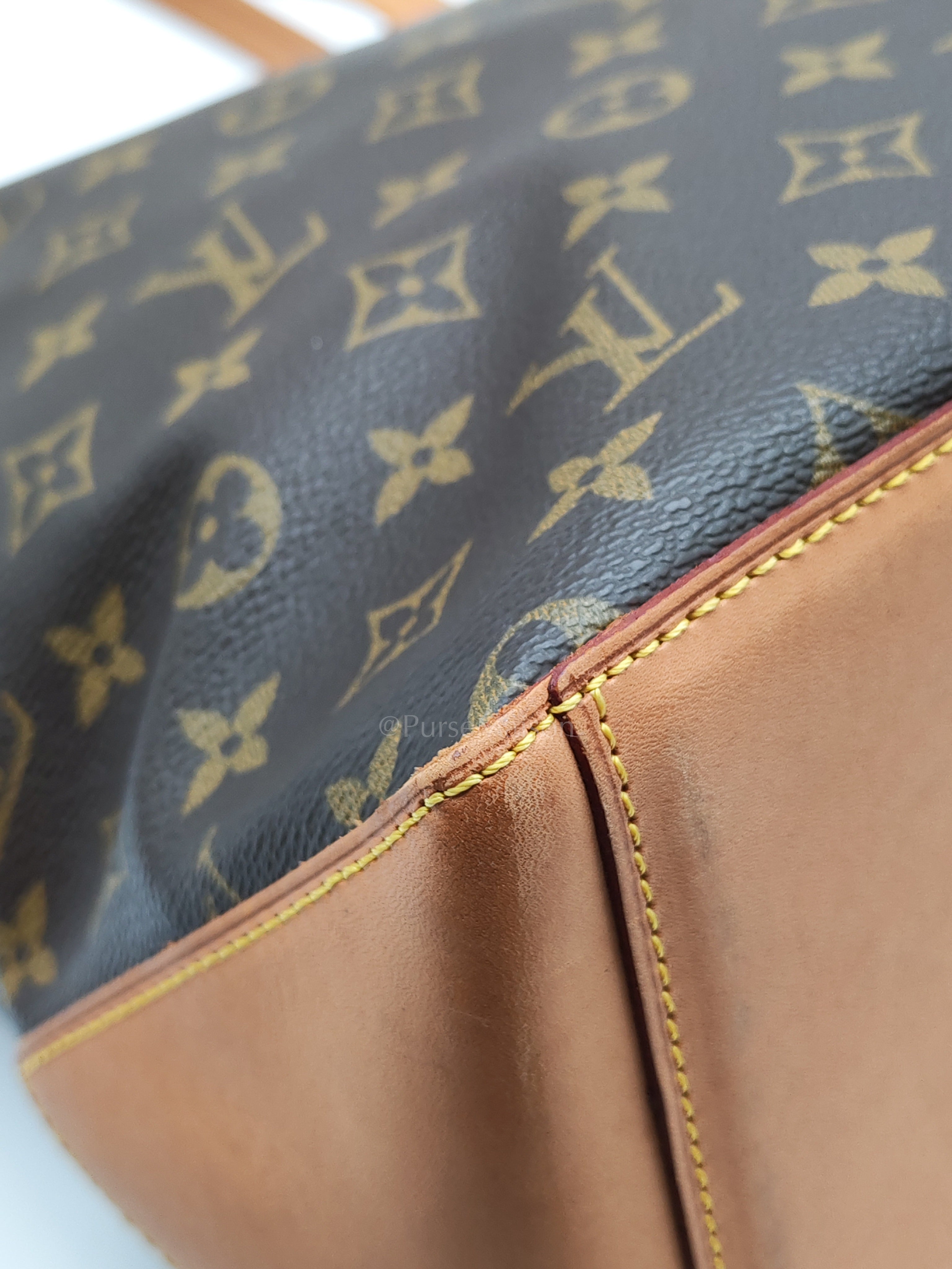 Cabas Mezzo Tote Bag in Monogram Canvas & Gold Hardware (DateCode: TH0052) | Purse Maison Luxury Bags Shop