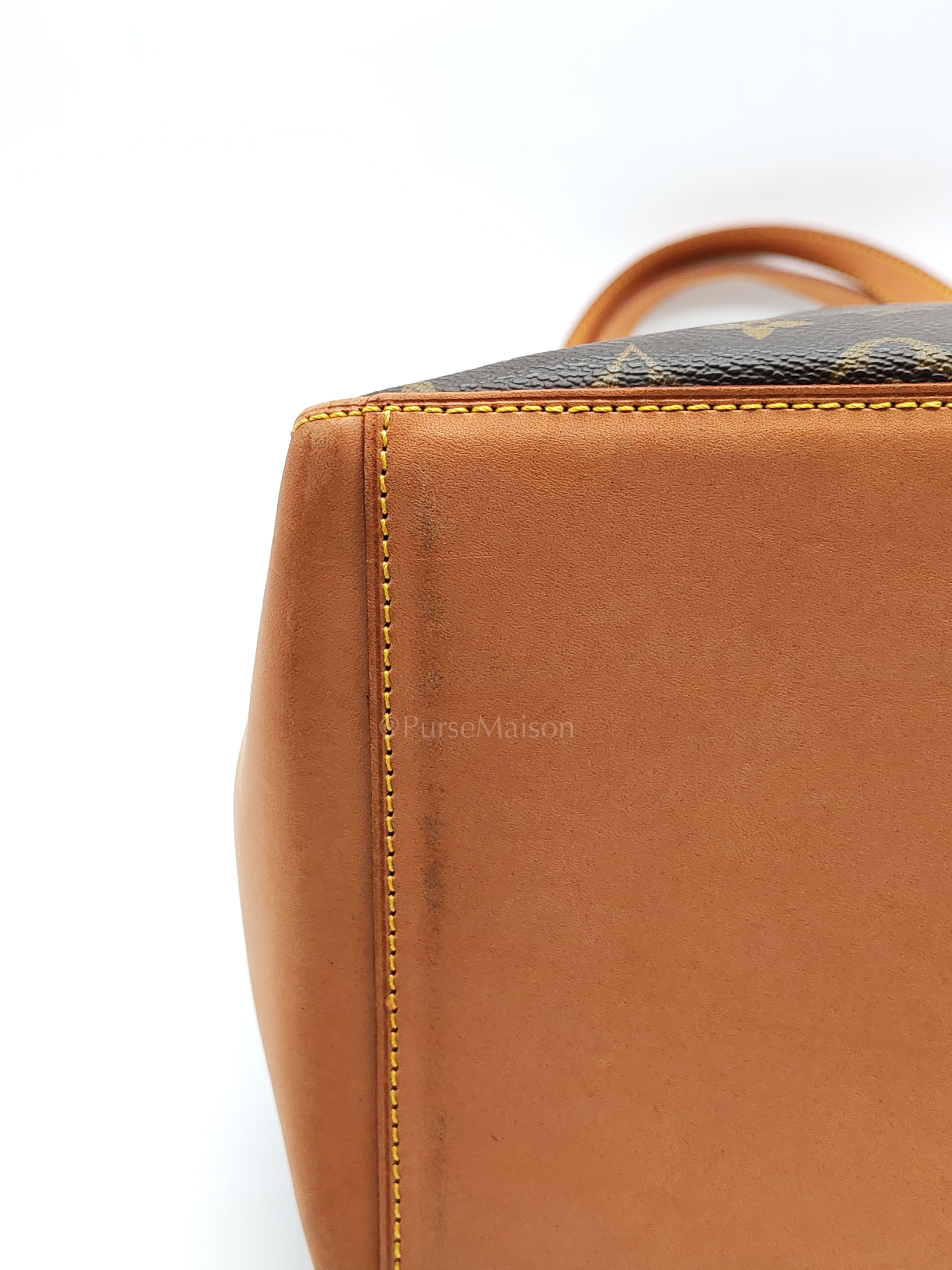 Cabas Mezzo Tote Bag in Monogram Canvas & Gold Hardware (DateCode: TH0052) | Purse Maison Luxury Bags Shop