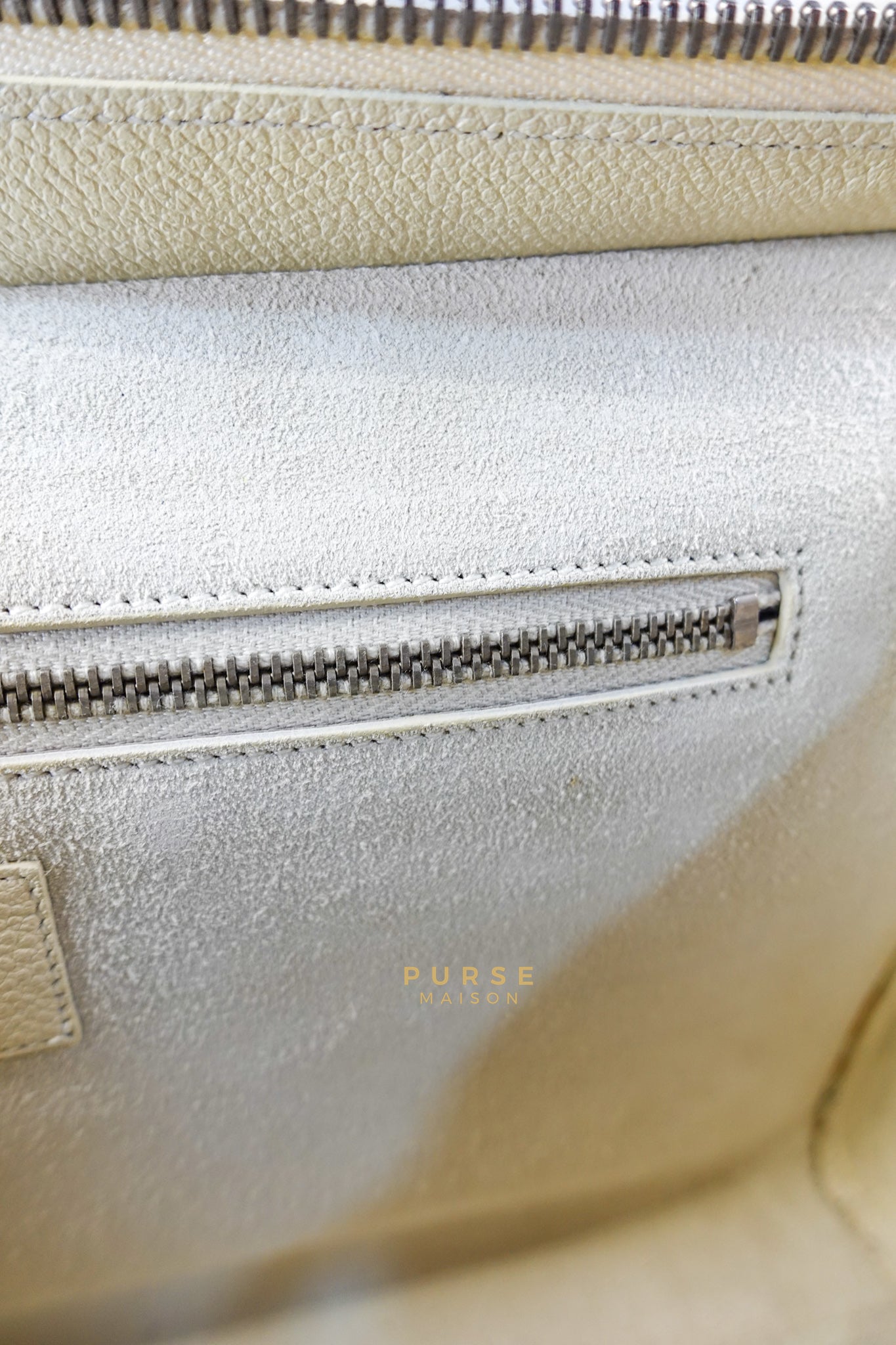 Cabas Rive Gauche White Leather Satchel Bag | Purse Maison Luxury Bags Shop