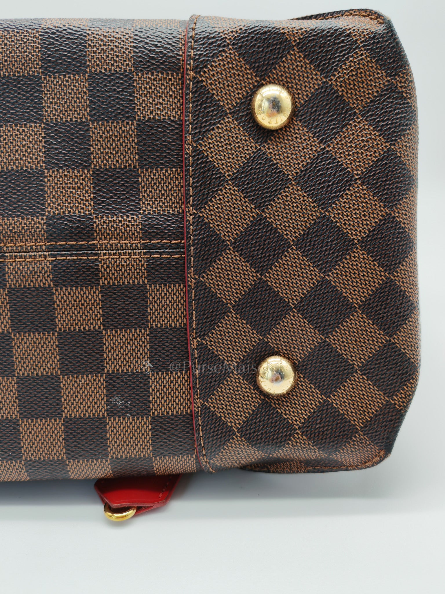 Caissa Shoulder Bag Damier Ebene Canvas(Date Code: FL1145) | Purse Maison Luxury Bags Shop