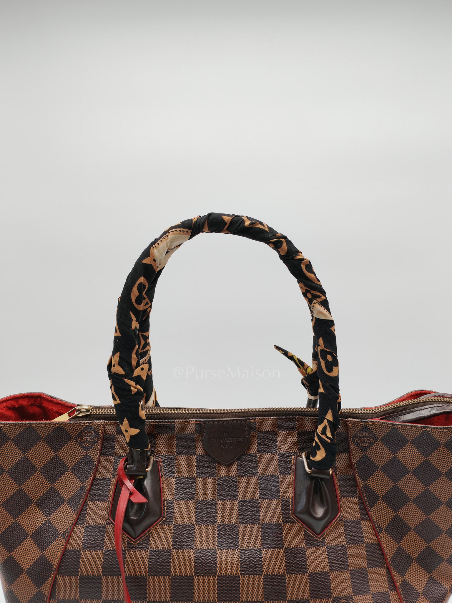 Caissa Shoulder Bag Damier Ebene Canvas(Date Code: FL1145) | Purse Maison Luxury Bags Shop