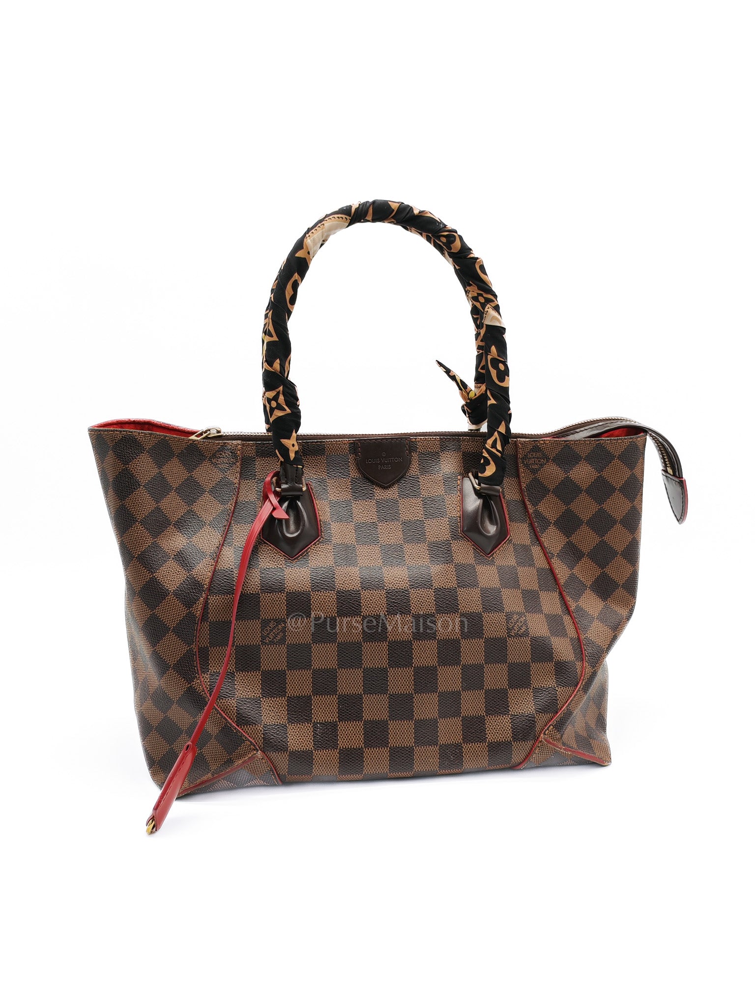 Caissa Shoulder Bag Damier Ebene Canvas(Date Code: FL1145) | Purse Maison Luxury Bags Shop