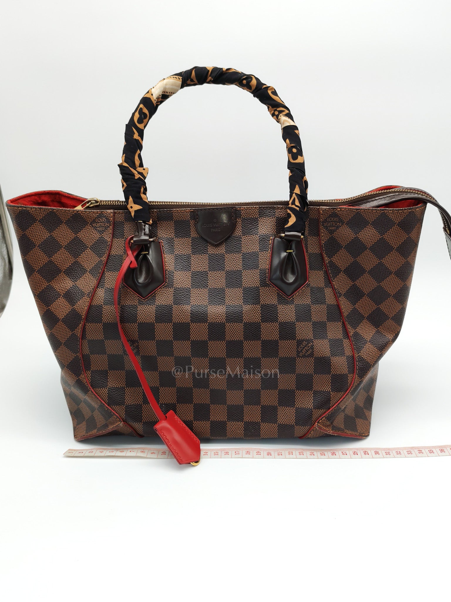 Caissa Shoulder Bag Damier Ebene Canvas(Date Code: FL1145) | Purse Maison Luxury Bags Shop