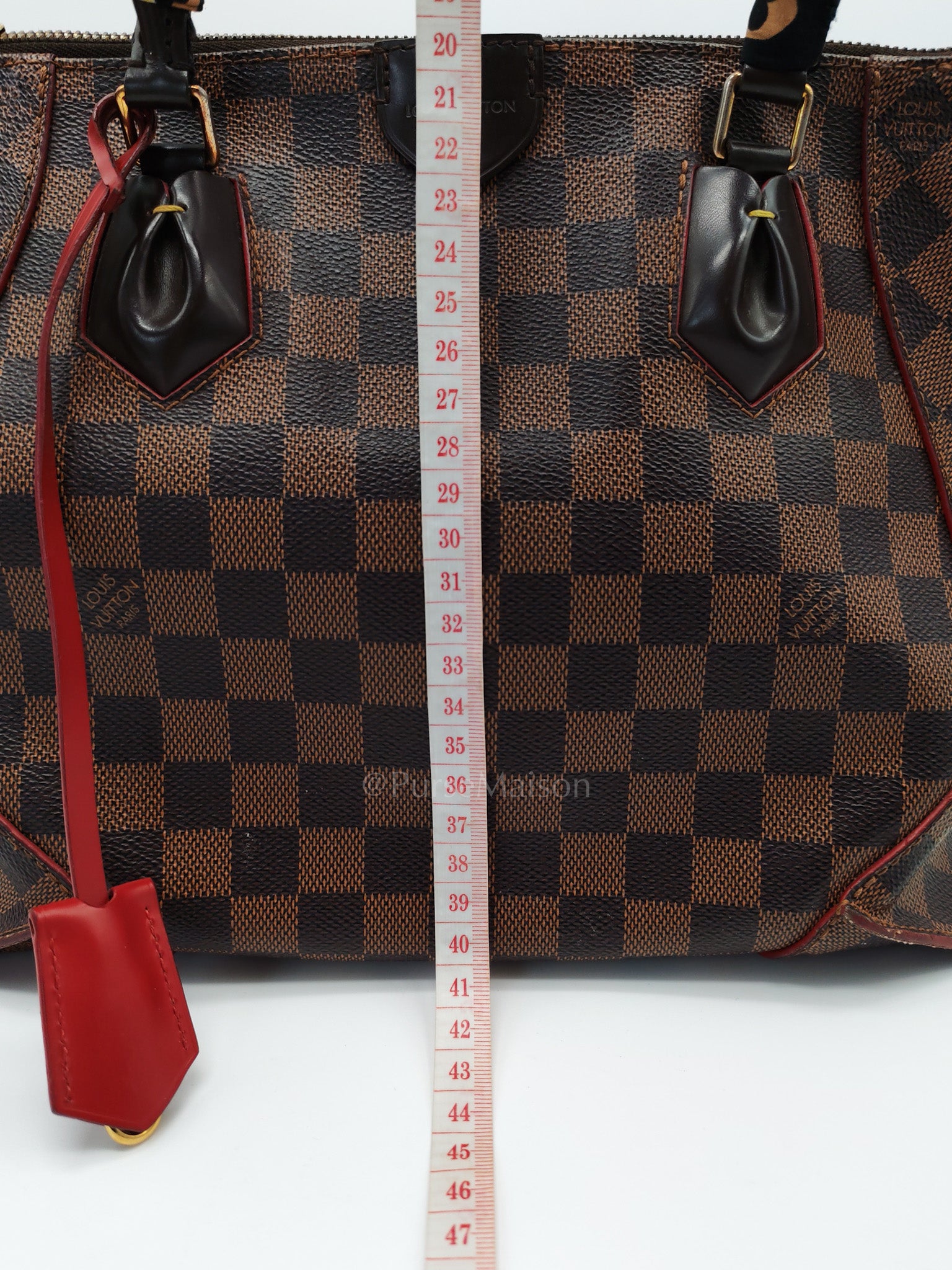 Caissa Shoulder Bag Damier Ebene Canvas(Date Code: FL1145) | Purse Maison Luxury Bags Shop