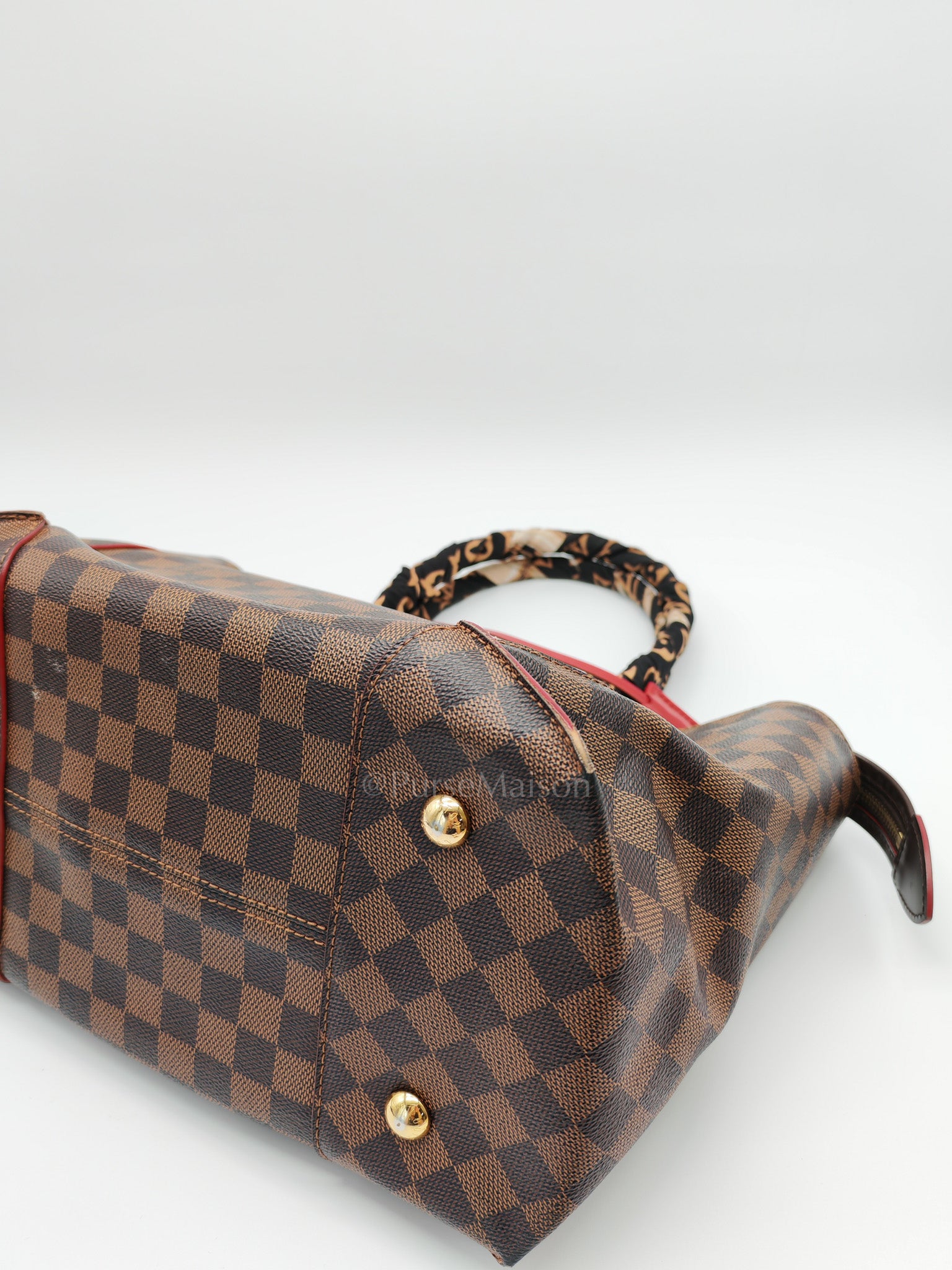 Caissa Shoulder Bag Damier Ebene Canvas(Date Code: FL1145) | Purse Maison Luxury Bags Shop