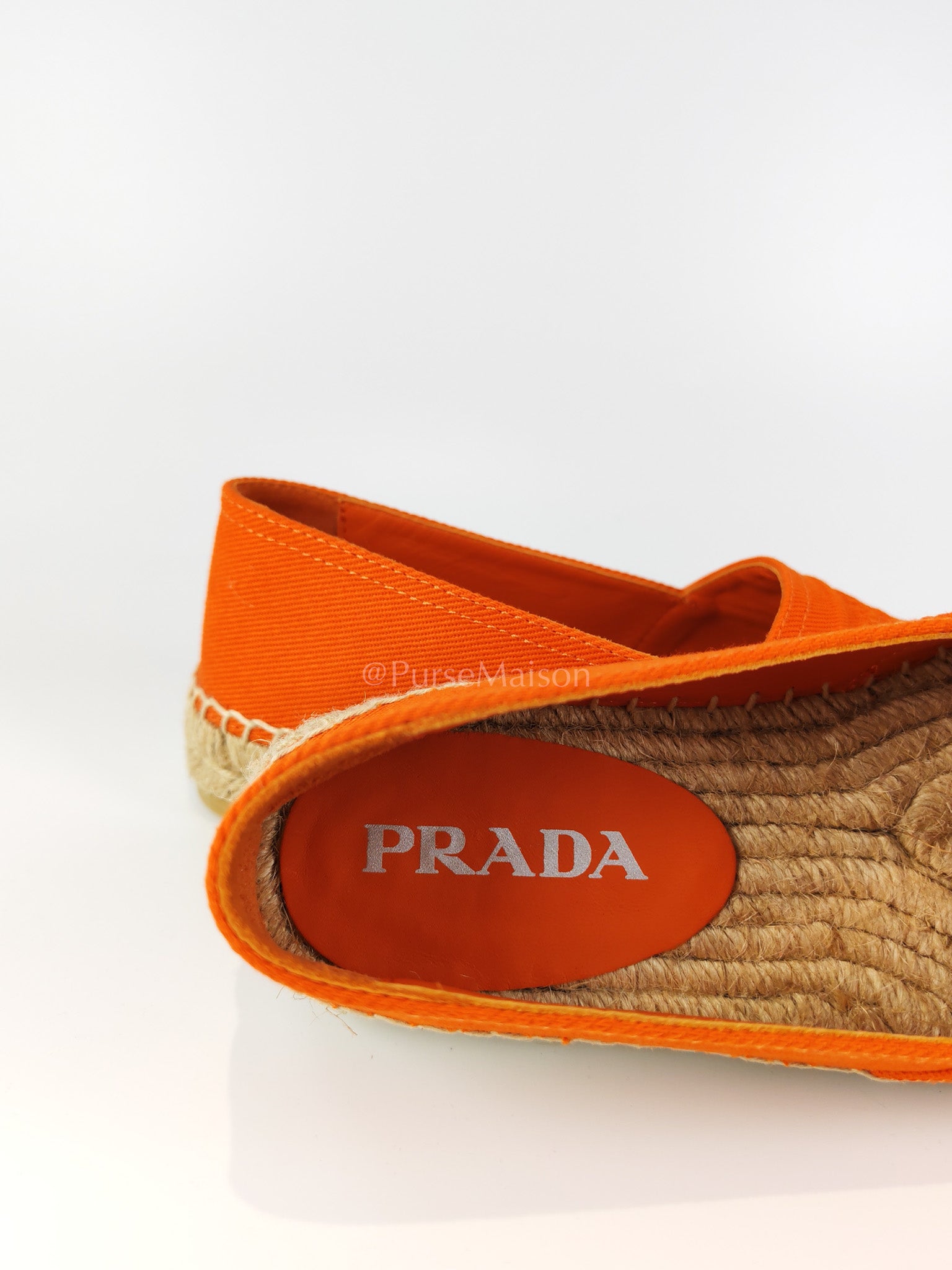 Calzature Donna Arancio (Orange) Espadrille Shoes Size 37EU (23.5cm) | Purse Maison Luxury Bags Shop