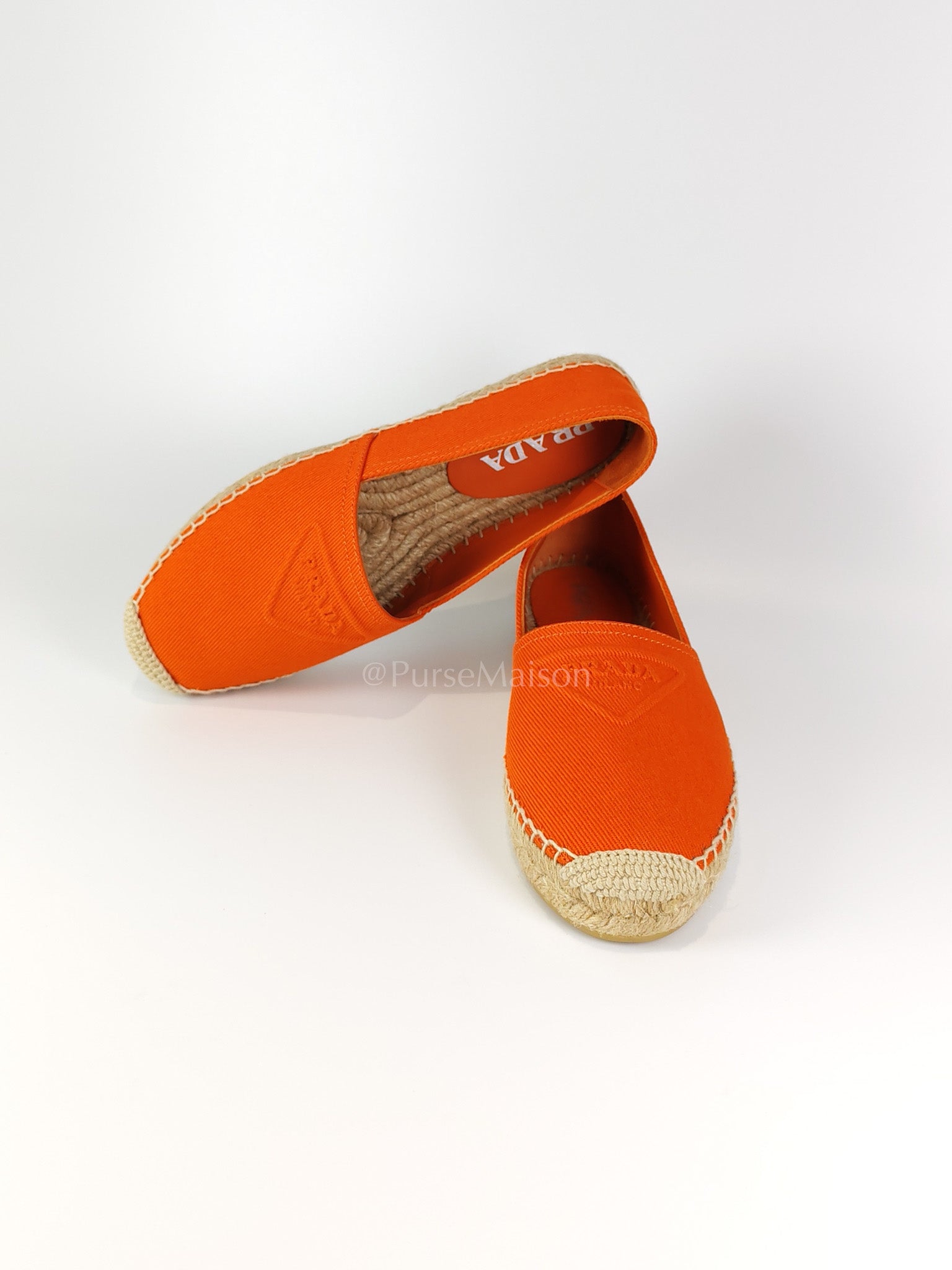 Calzature Donna Arancio (Orange) Espadrille Shoes Size 37EU (23.5cm) | Purse Maison Luxury Bags Shop