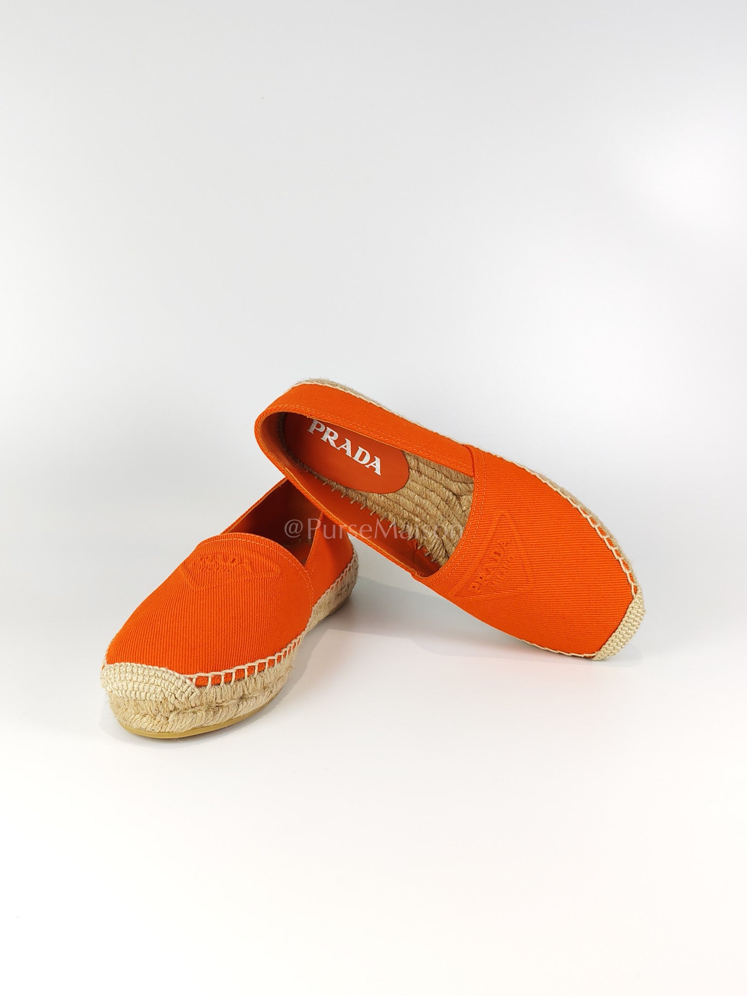 Calzature Donna Arancio (Orange) Espadrille Shoes Size 37EU (23.5cm) | Purse Maison Luxury Bags Shop