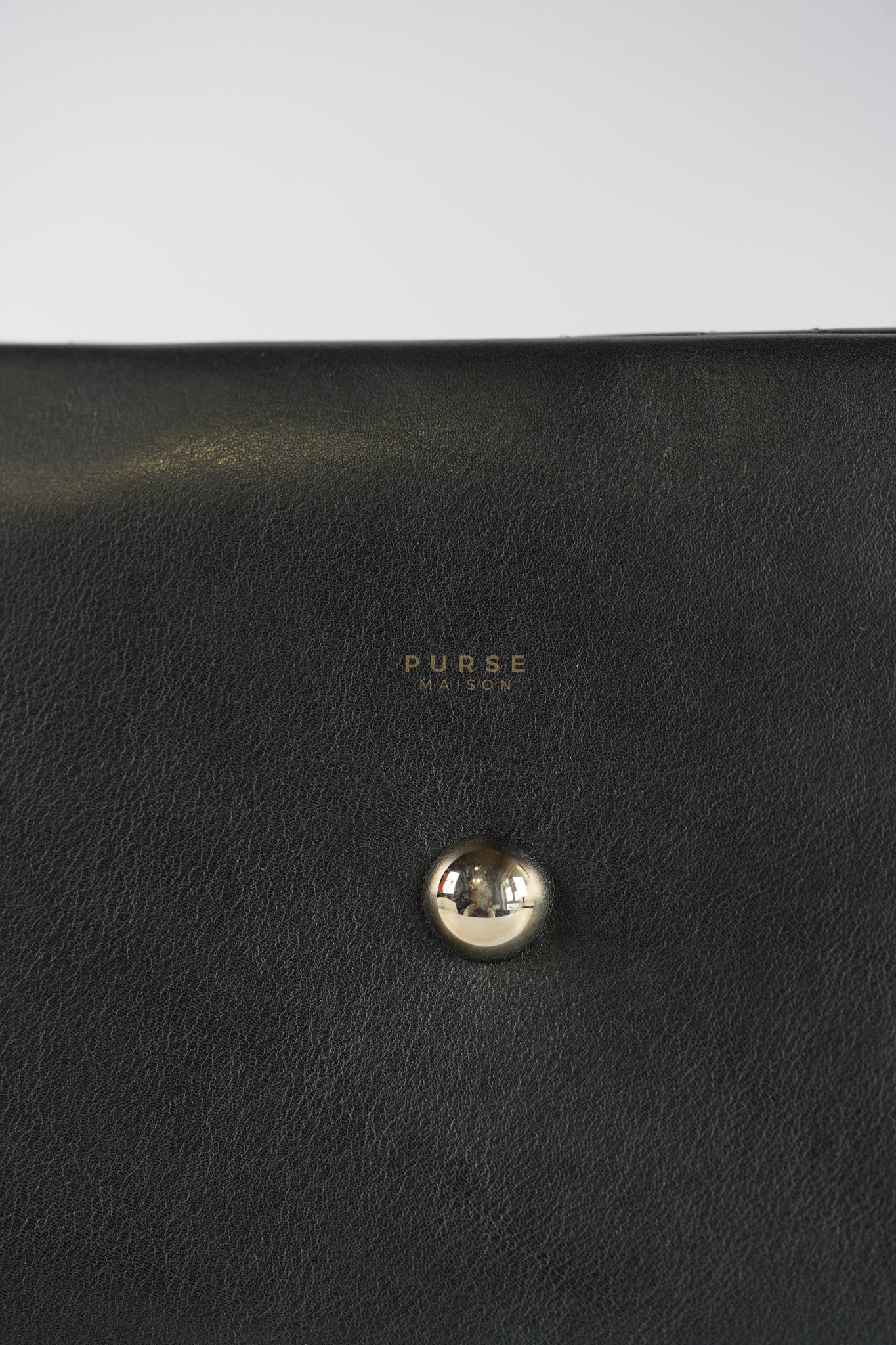 Cambon Medium in Black Lambskin Leather and Silver Hardware Series 12 | Purse Maison Luxury Bags Shop
