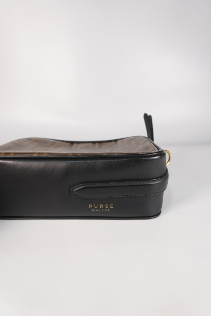Camera Bag Small in FF Logo Zucca Coated Canvas | Purse Maison Luxury Bags Shop