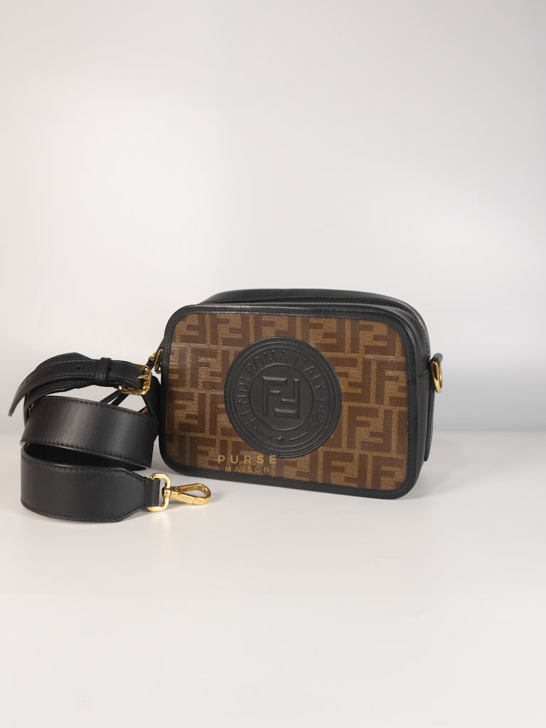 Camera Bag Small in FF Logo Zucca Coated Canvas | Purse Maison Luxury Bags Shop