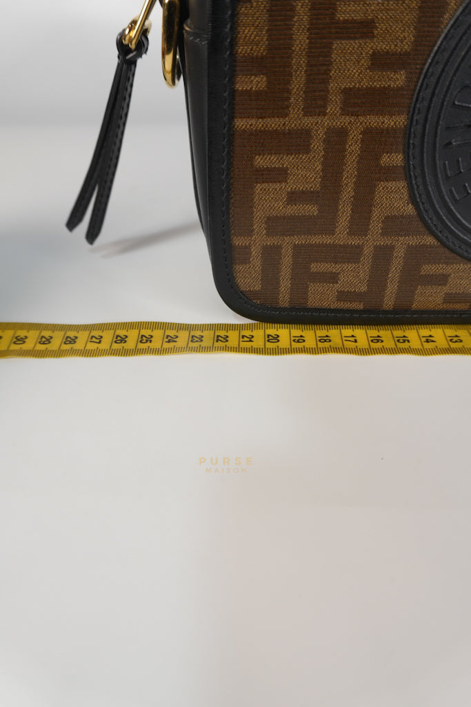 Camera Bag Small in FF Logo Zucca Coated Canvas | Purse Maison Luxury Bags Shop