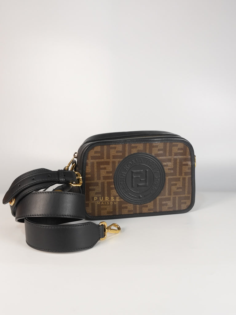 Camera Bag Small in FF Logo Zucca Coated Canvas | Purse Maison Luxury Bags Shop