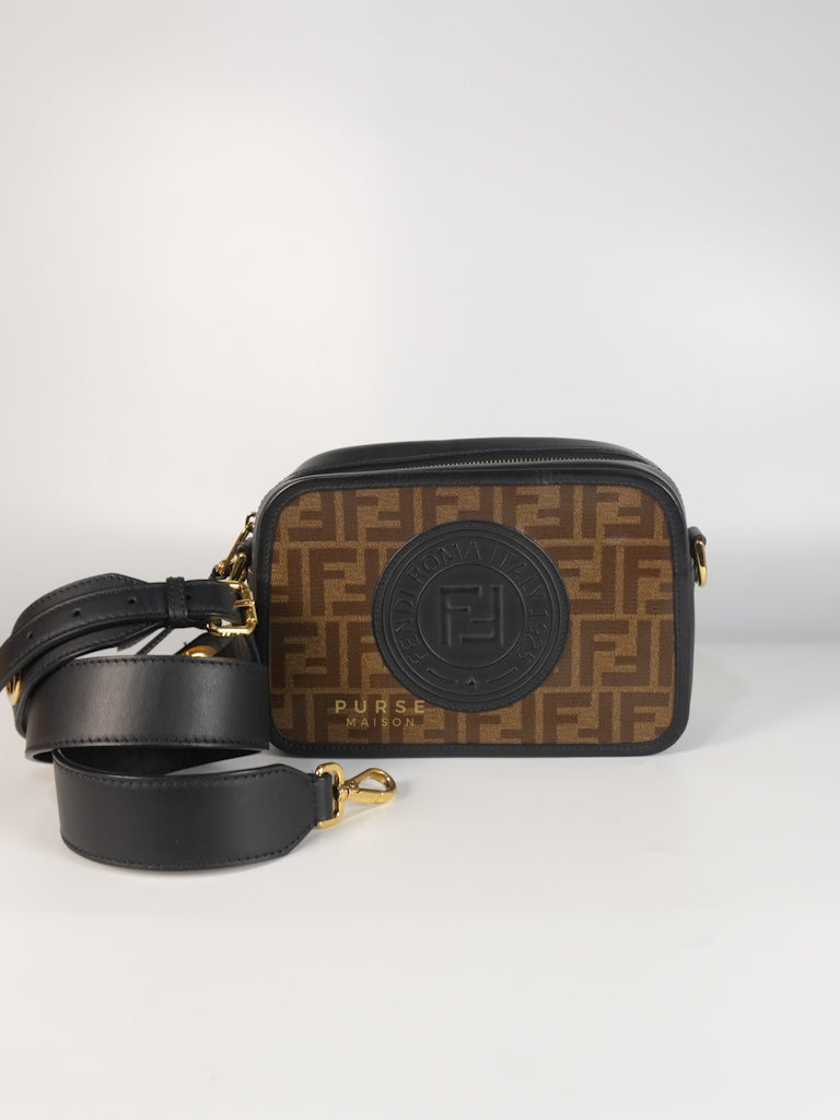 Camera Bag Small in FF Logo Zucca Coated Canvas | Purse Maison Luxury Bags Shop