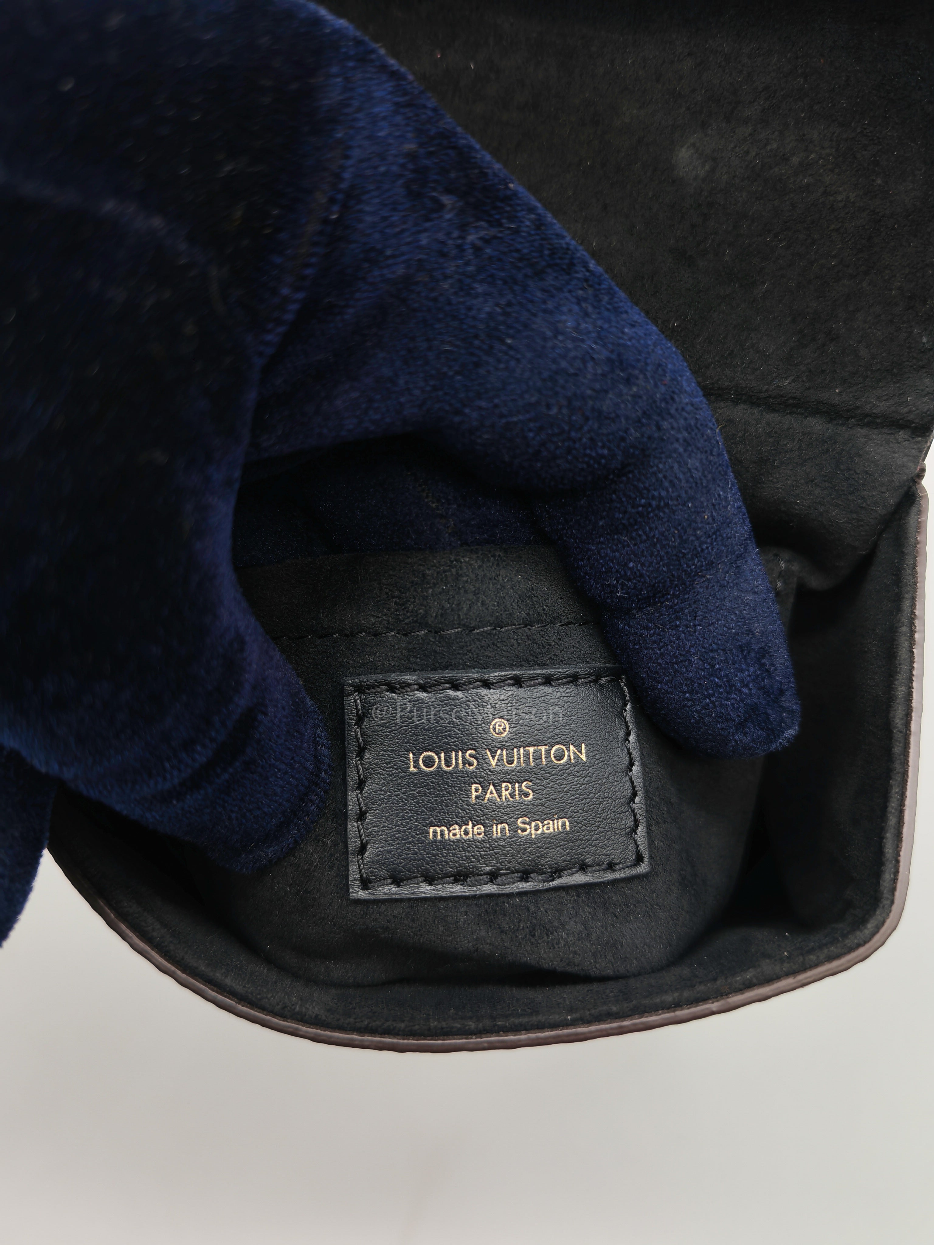 Camera Box Handbag in Reverse Monogram Canvas & Gold Hardware Microchip | Purse Maison Luxury Bags Shop