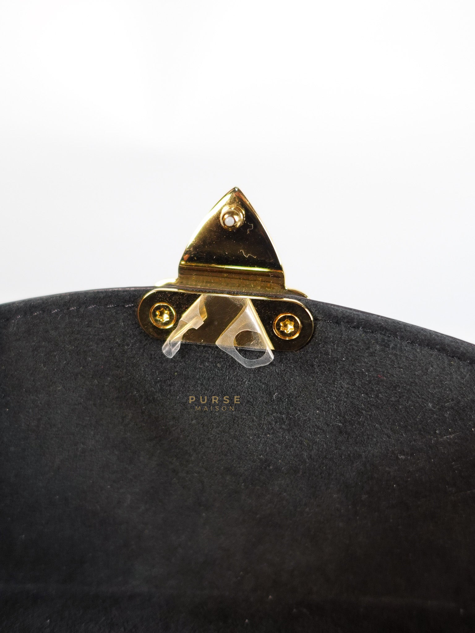 Camera Box Shoulder Bag in Reverse Monogram Canvas Gold Hardware Microchip | Purse Maison Luxury Bags Shop