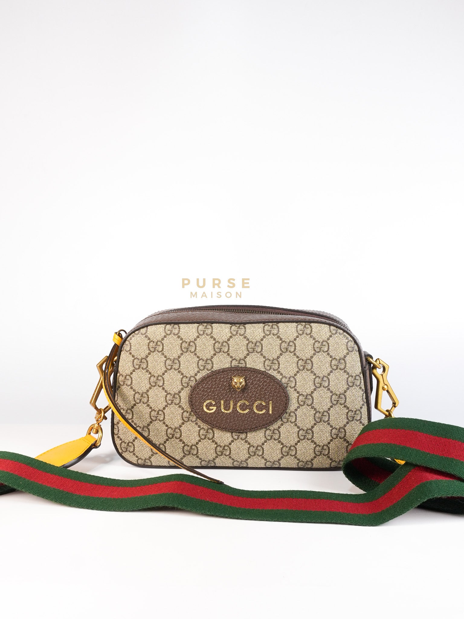 Neo Vintage Metallic Tiger Camera Bag in Supreme Monogram Canvas