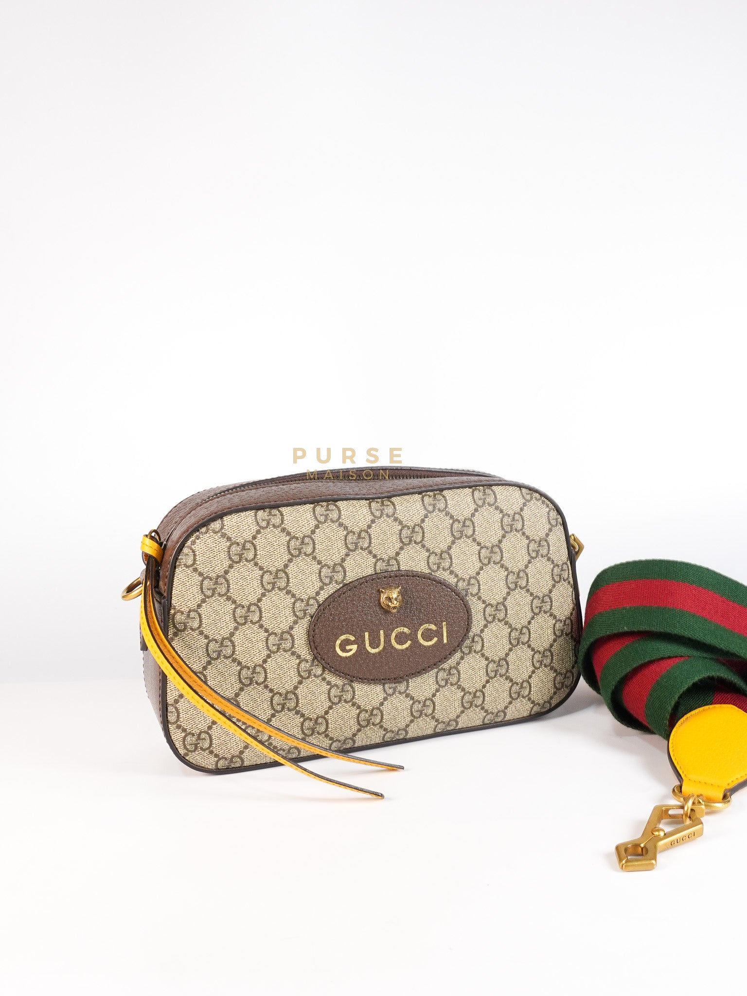 Neo Vintage Metallic Tiger Camera Bag in Supreme Monogram Canvas