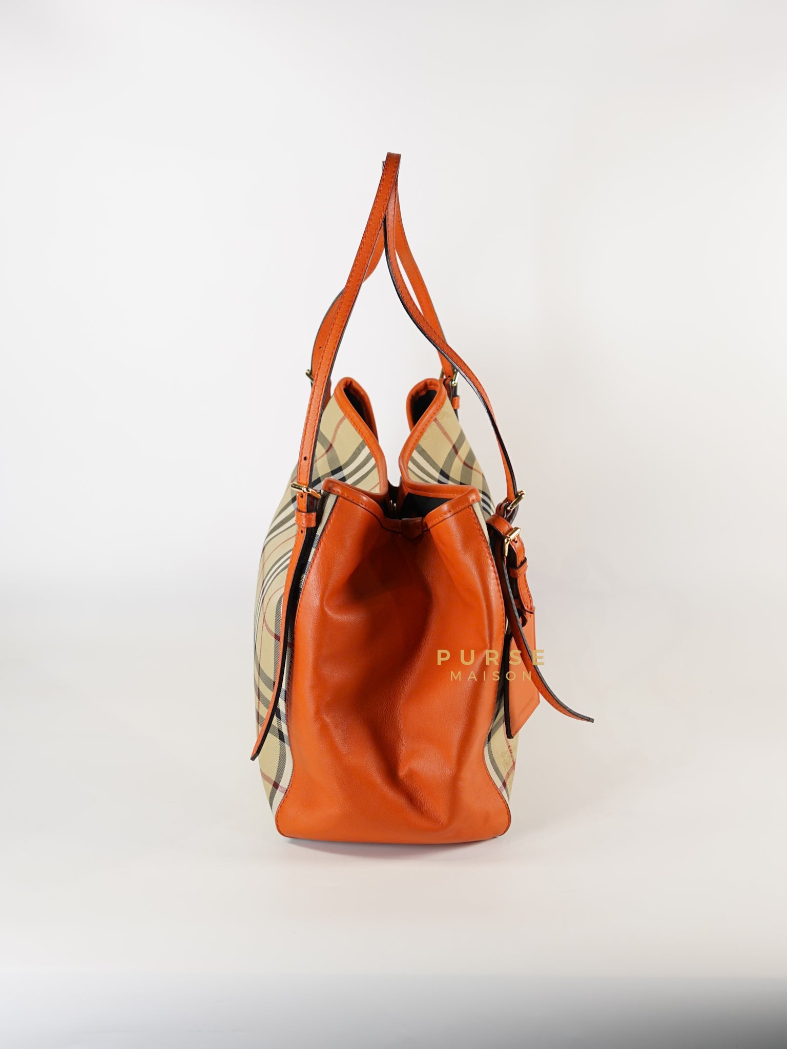 Canterbury Horseferry Check Canvas Tote Bag | Purse Maison Luxury Bags Shop