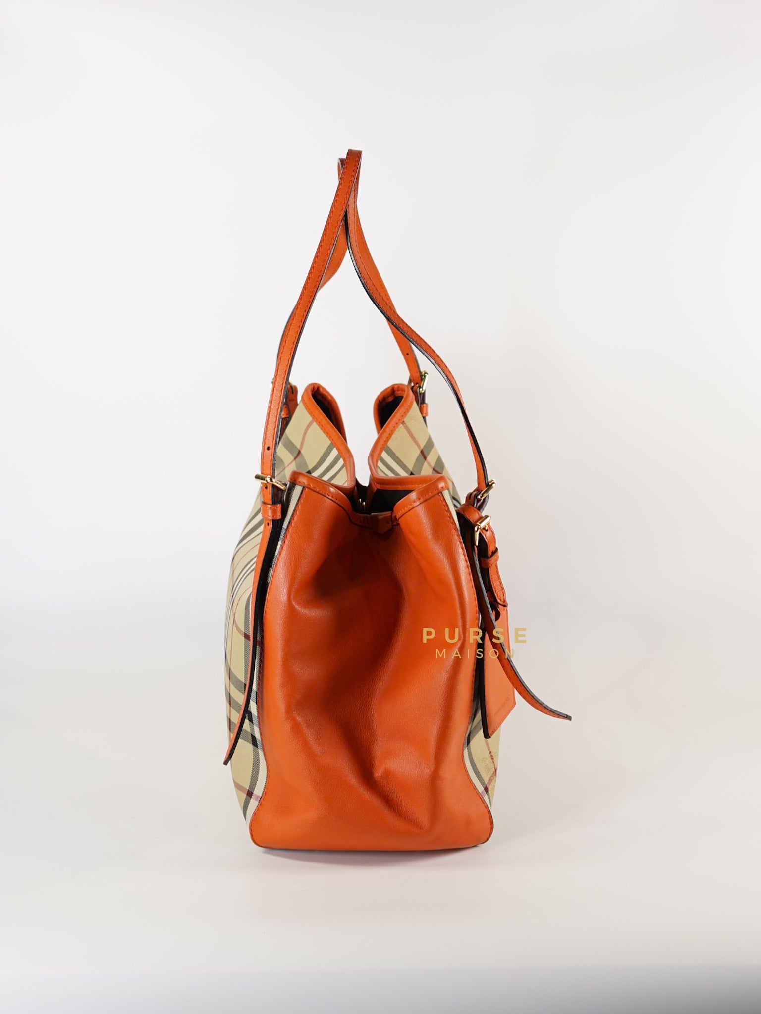 Canterbury Horseferry Check Canvas Tote Bag | Purse Maison Luxury Bags Shop