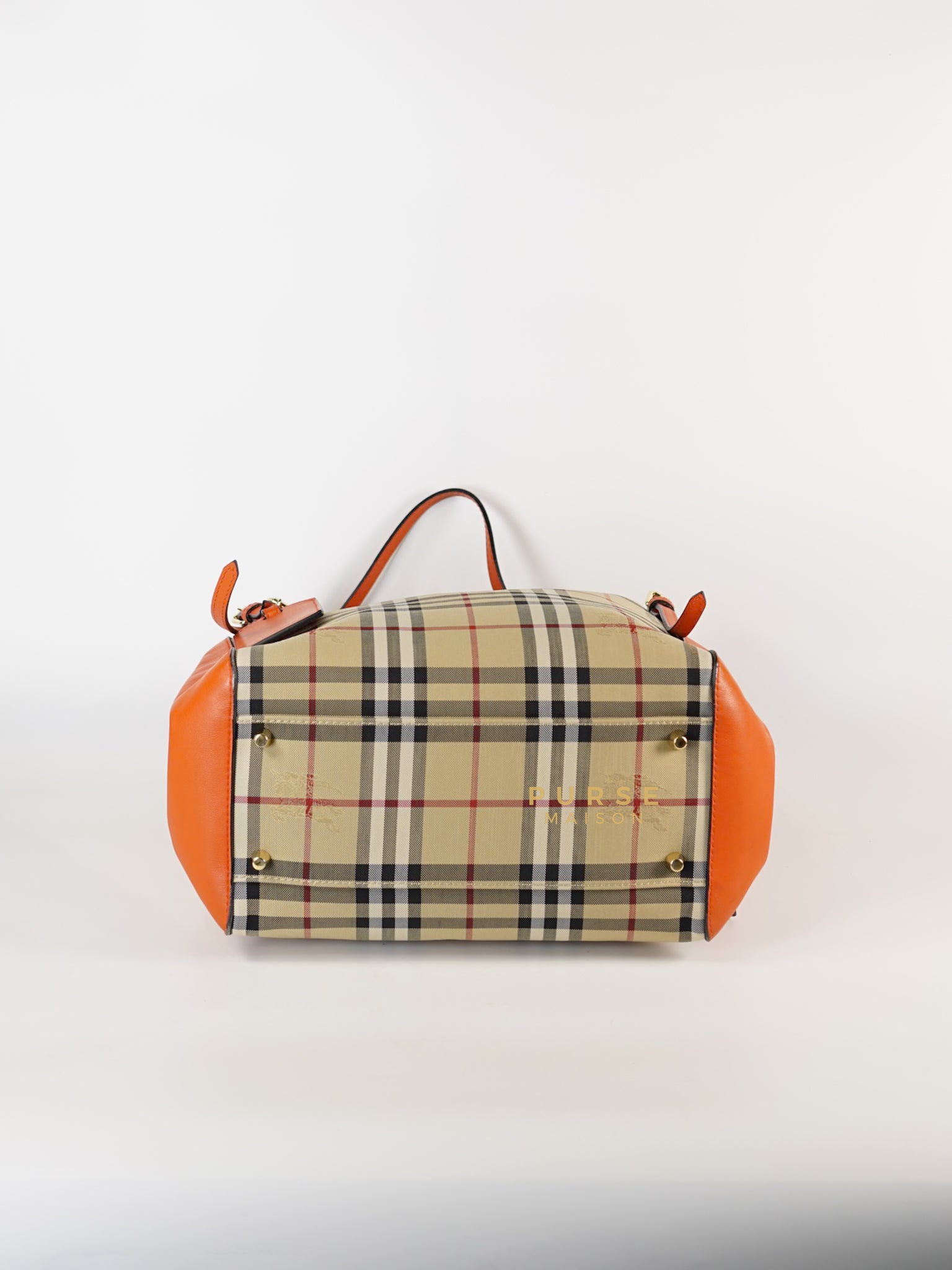 Canterbury Horseferry Check Canvas Tote Bag | Purse Maison Luxury Bags Shop