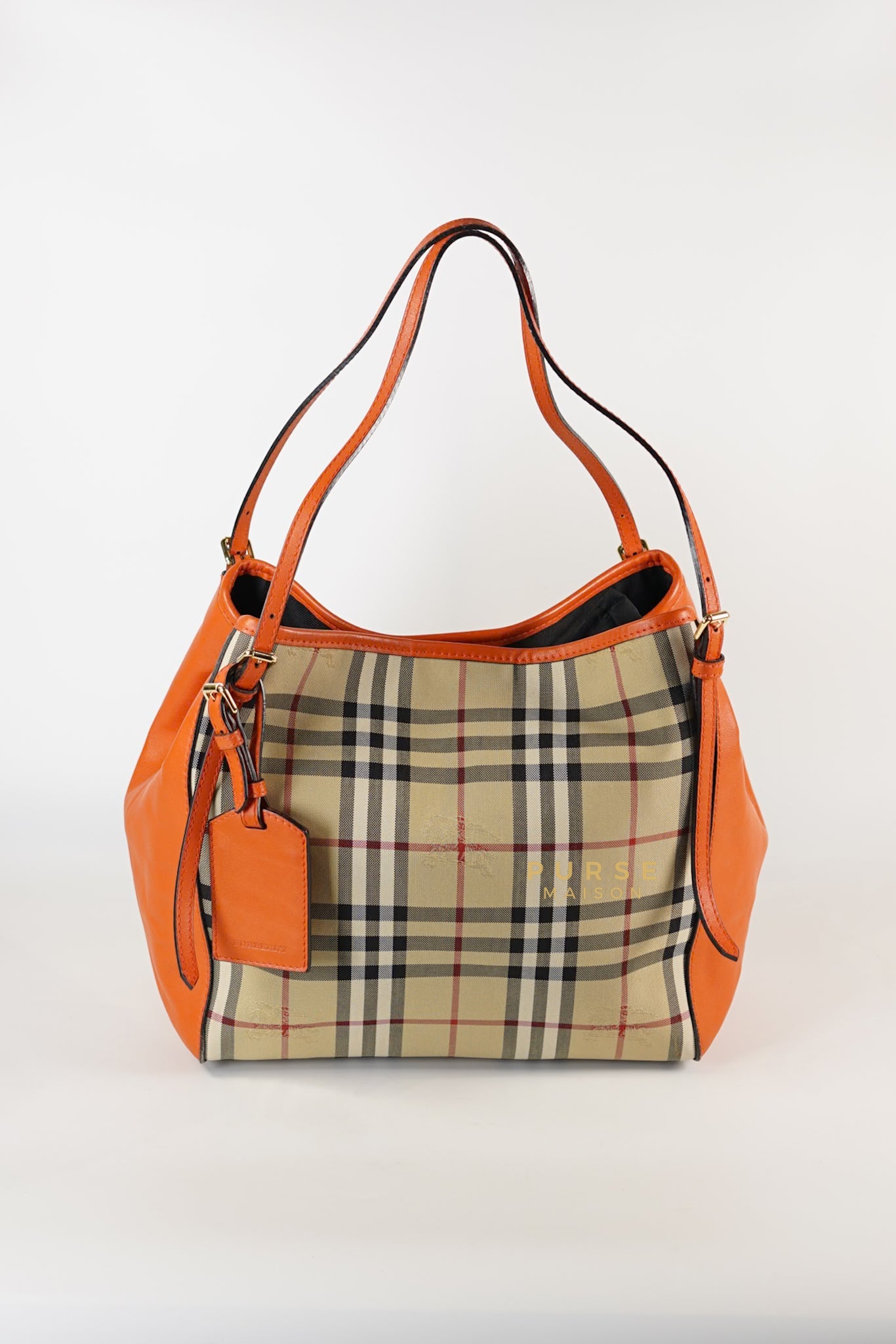 Canterbury Horseferry Check Canvas Tote Bag | Purse Maison Luxury Bags Shop