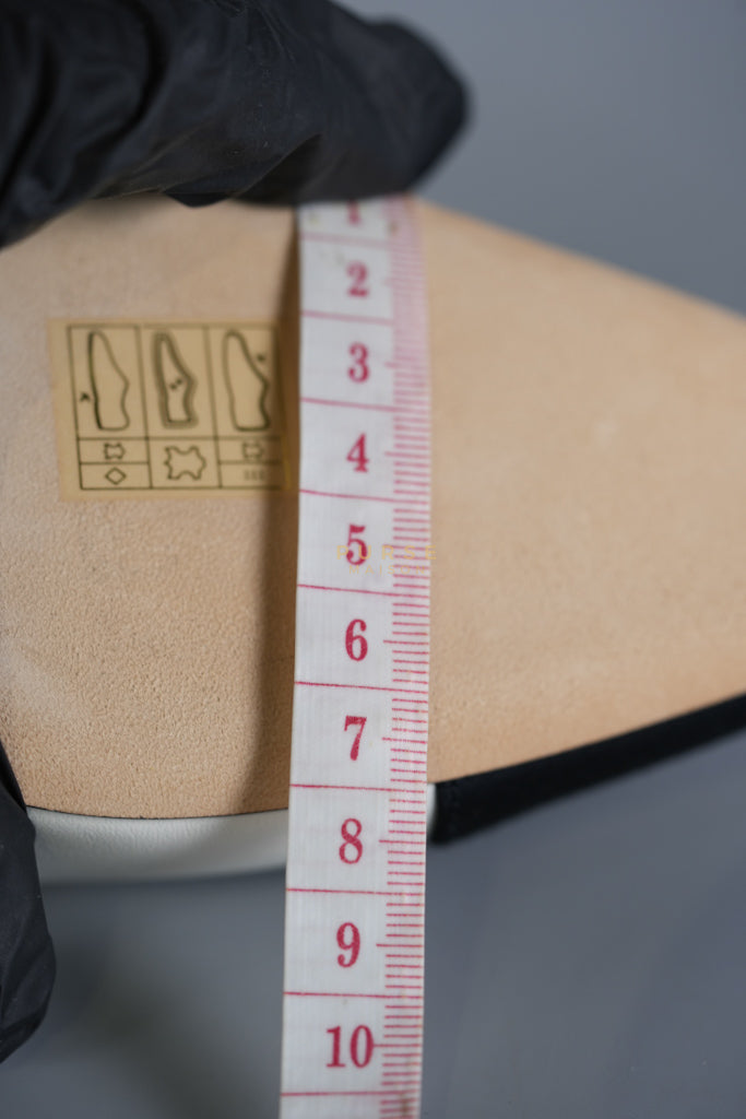 Cap Toe CC Slingback Pumps in White Lambskin Leather Size 38 EU(25 cm) | Purse Maison Luxury Bags Shop