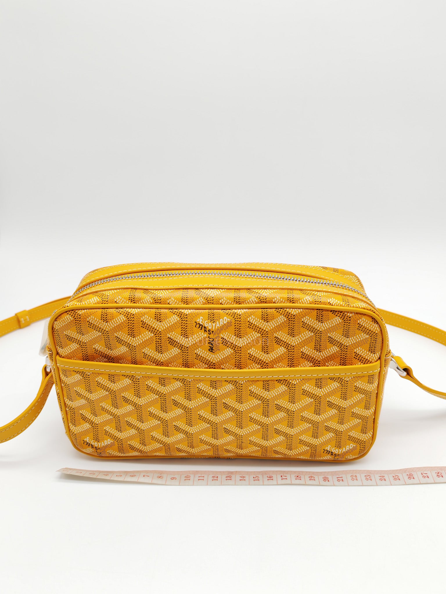 Cap Vert Crossbody Bag PM in Yellow Goyardine Canvas | Purse Maison Luxury Bags Shop