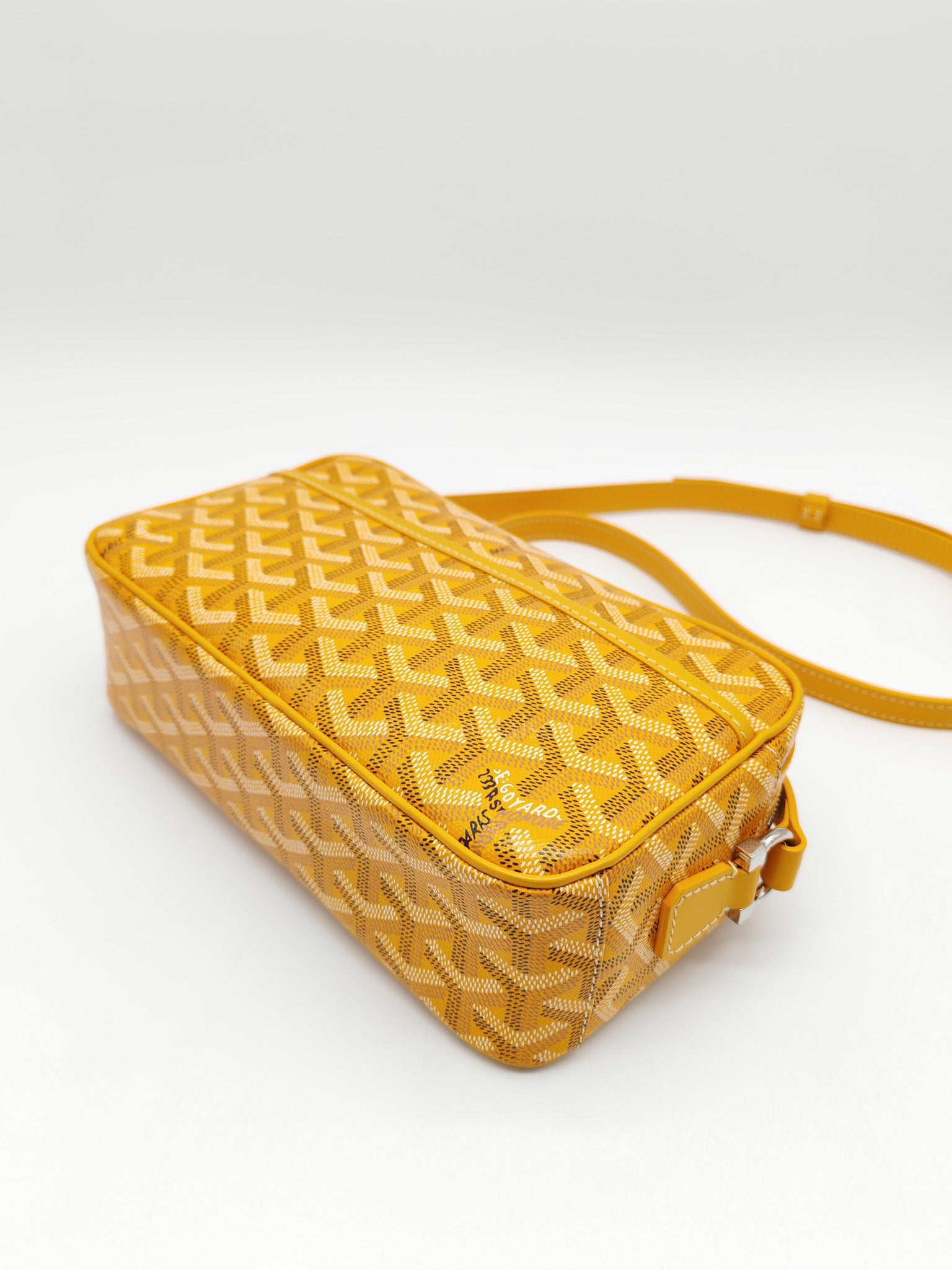Cap Vert Crossbody Bag PM in Yellow Goyardine Canvas | Purse Maison Luxury Bags Shop
