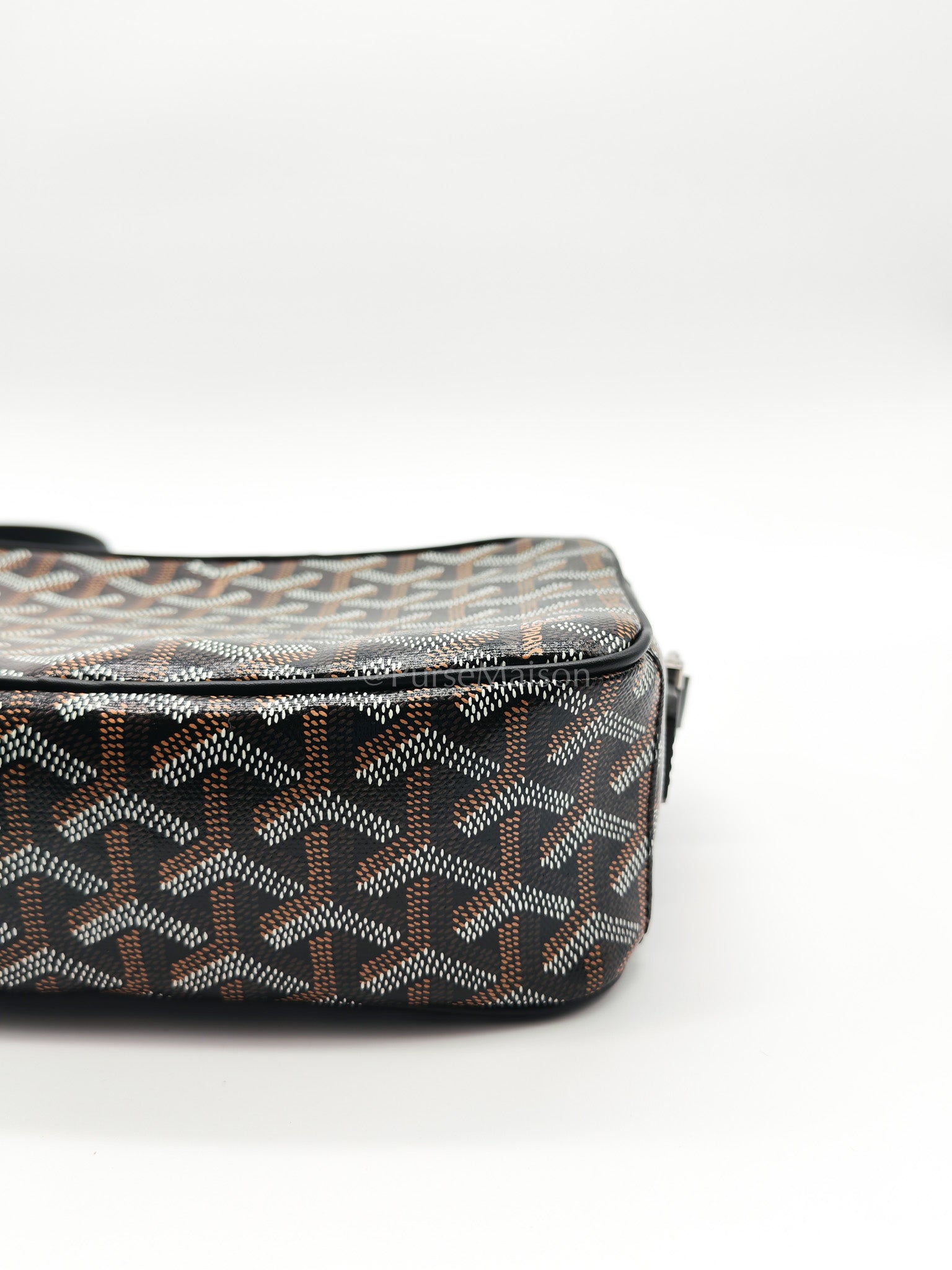 Cap Vert in Black Goyardine Canvas Crossbody Bag | Purse Maison Luxury Bags Shop