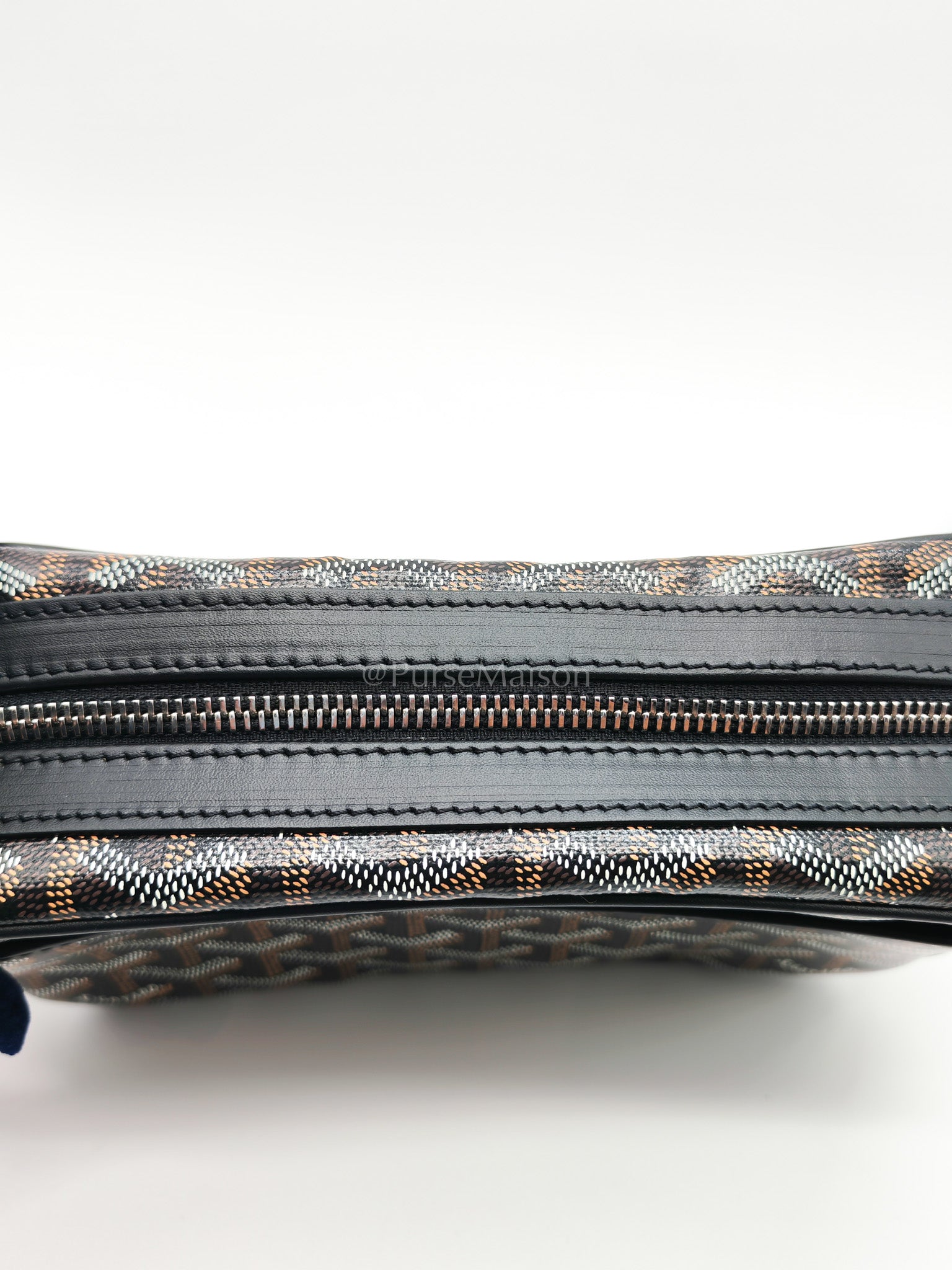 Cap Vert in Black Goyardine Canvas Crossbody Bag | Purse Maison Luxury Bags Shop