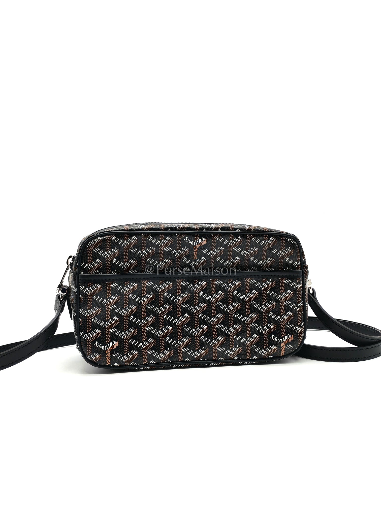Cap Vert in Black Goyardine Canvas Crossbody Bag | Purse Maison Luxury Bags Shop