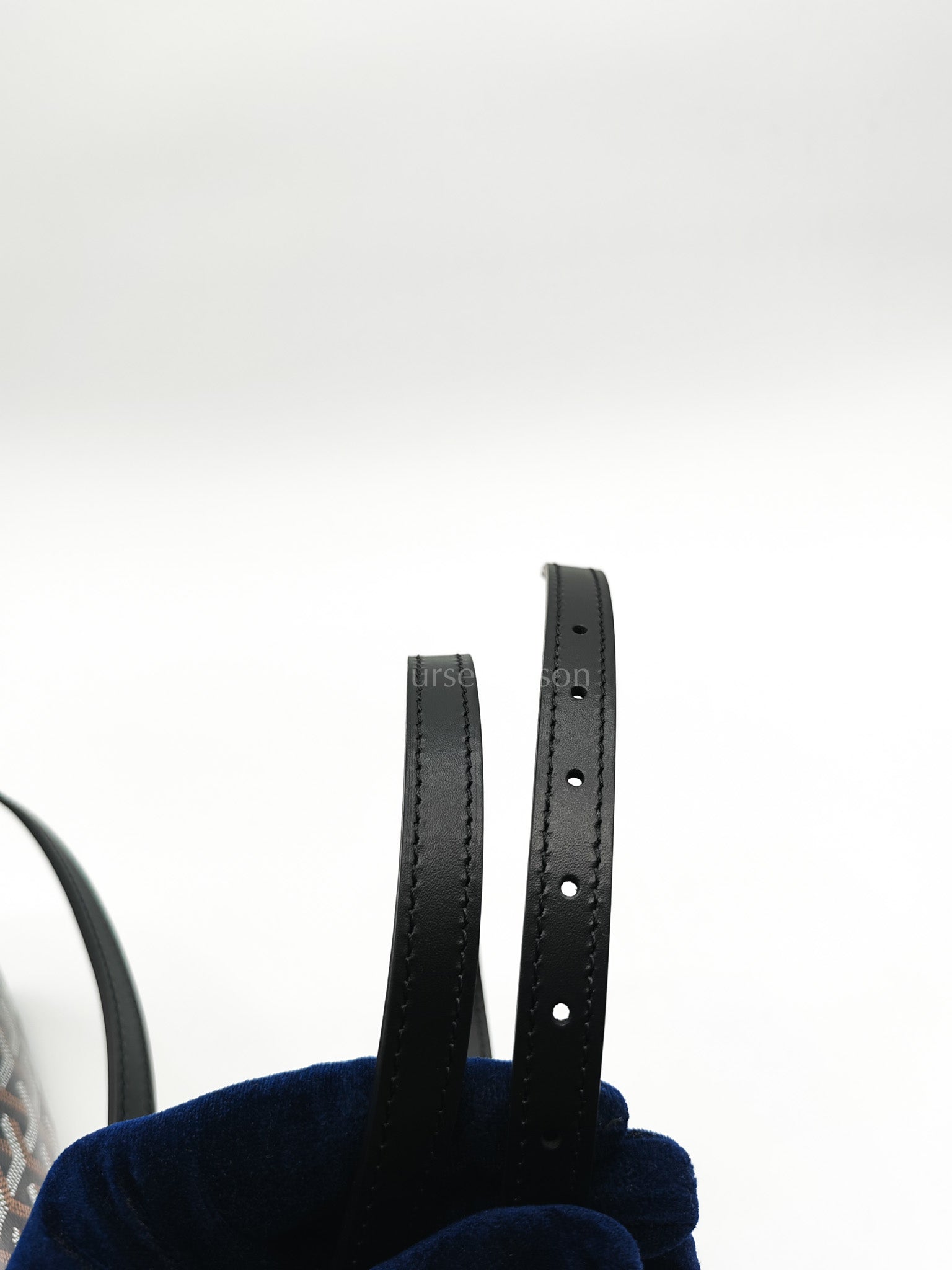 Cap Vert in Black Goyardine Canvas Crossbody Bag | Purse Maison Luxury Bags Shop