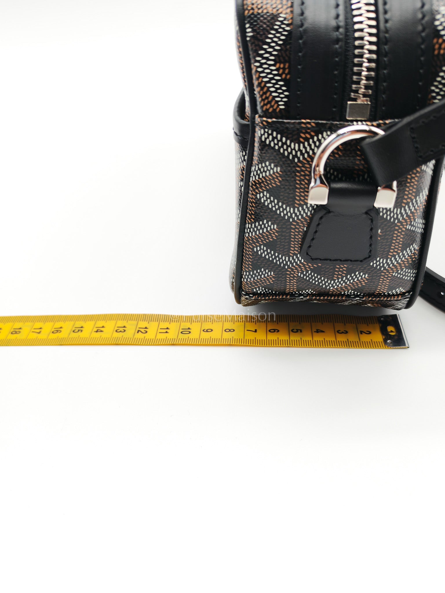 Cap Vert in Black Goyardine Canvas Crossbody Bag | Purse Maison Luxury Bags Shop