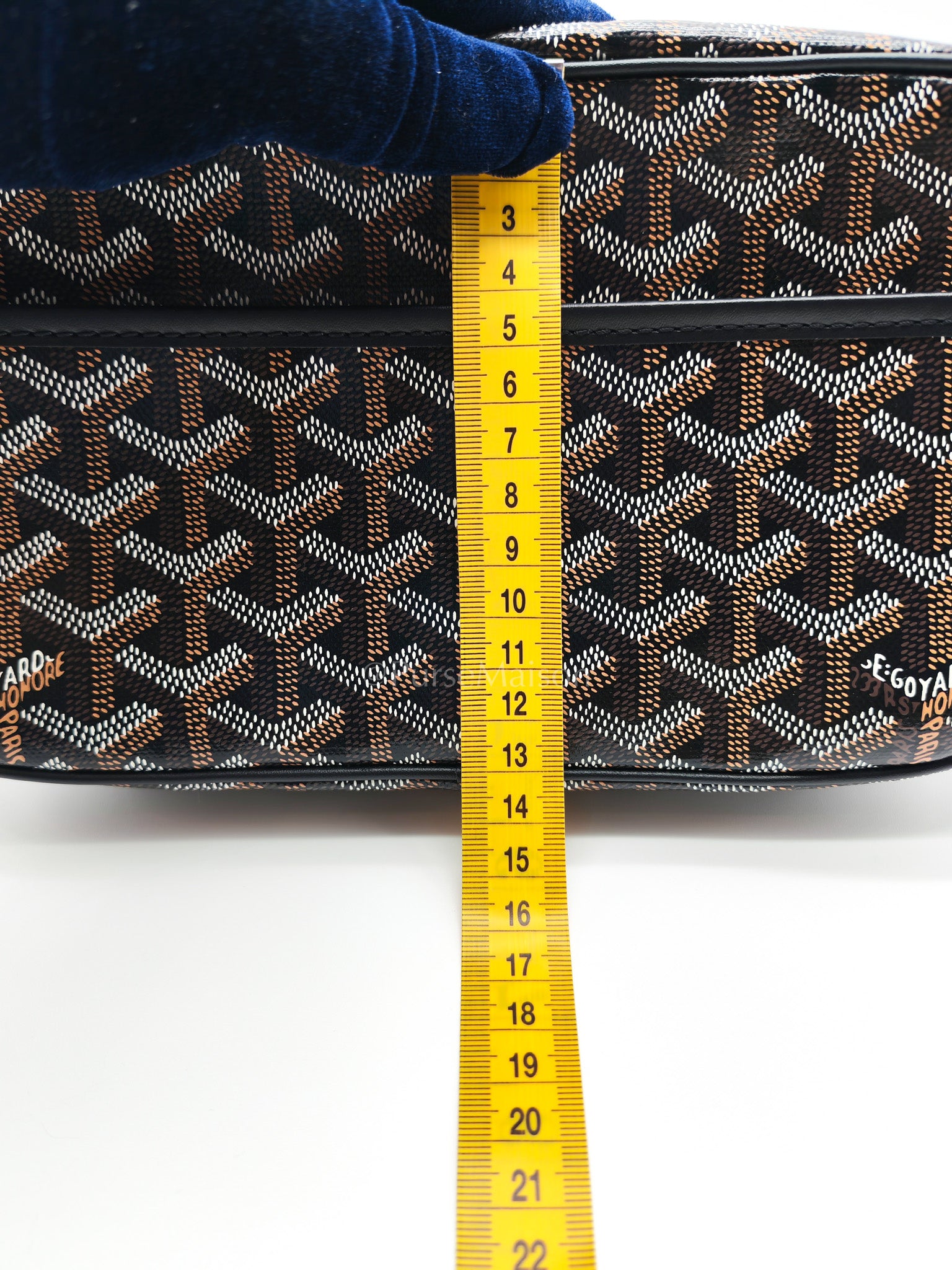 Cap Vert in Black Goyardine Canvas Crossbody Bag | Purse Maison Luxury Bags Shop