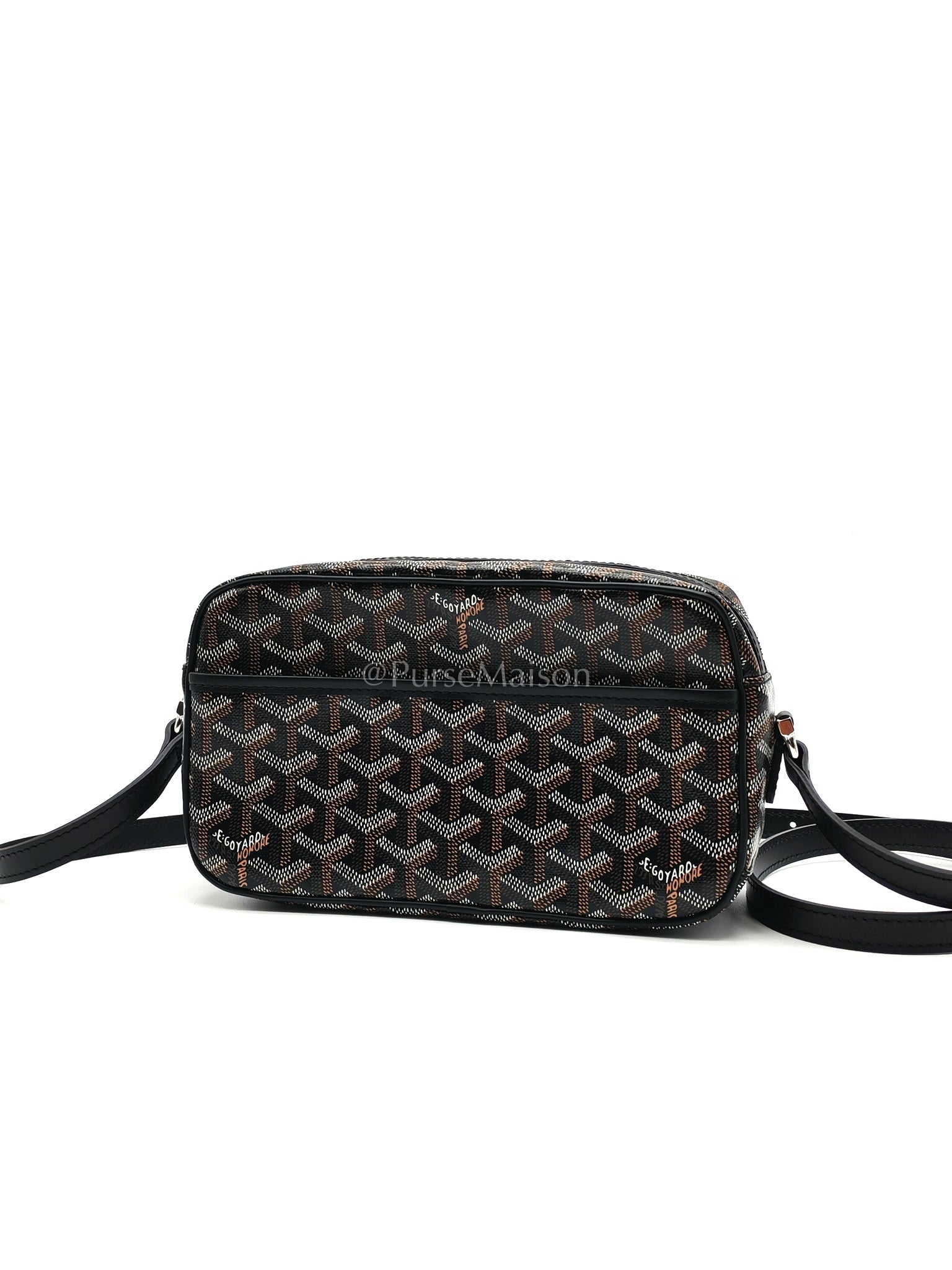 Cap Vert in Black Goyardine Canvas Crossbody Bag | Purse Maison Luxury Bags Shop