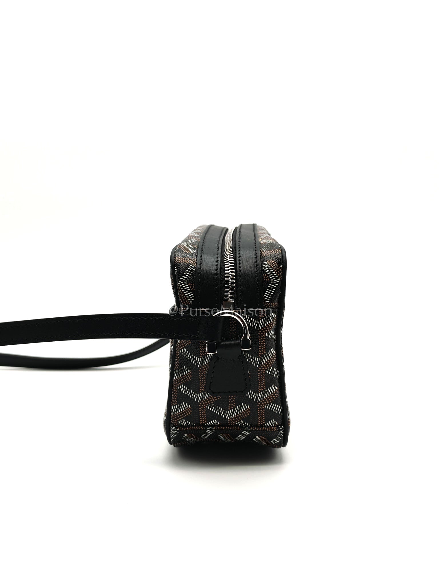 Cap Vert in Black Goyardine Canvas Crossbody Bag | Purse Maison Luxury Bags Shop