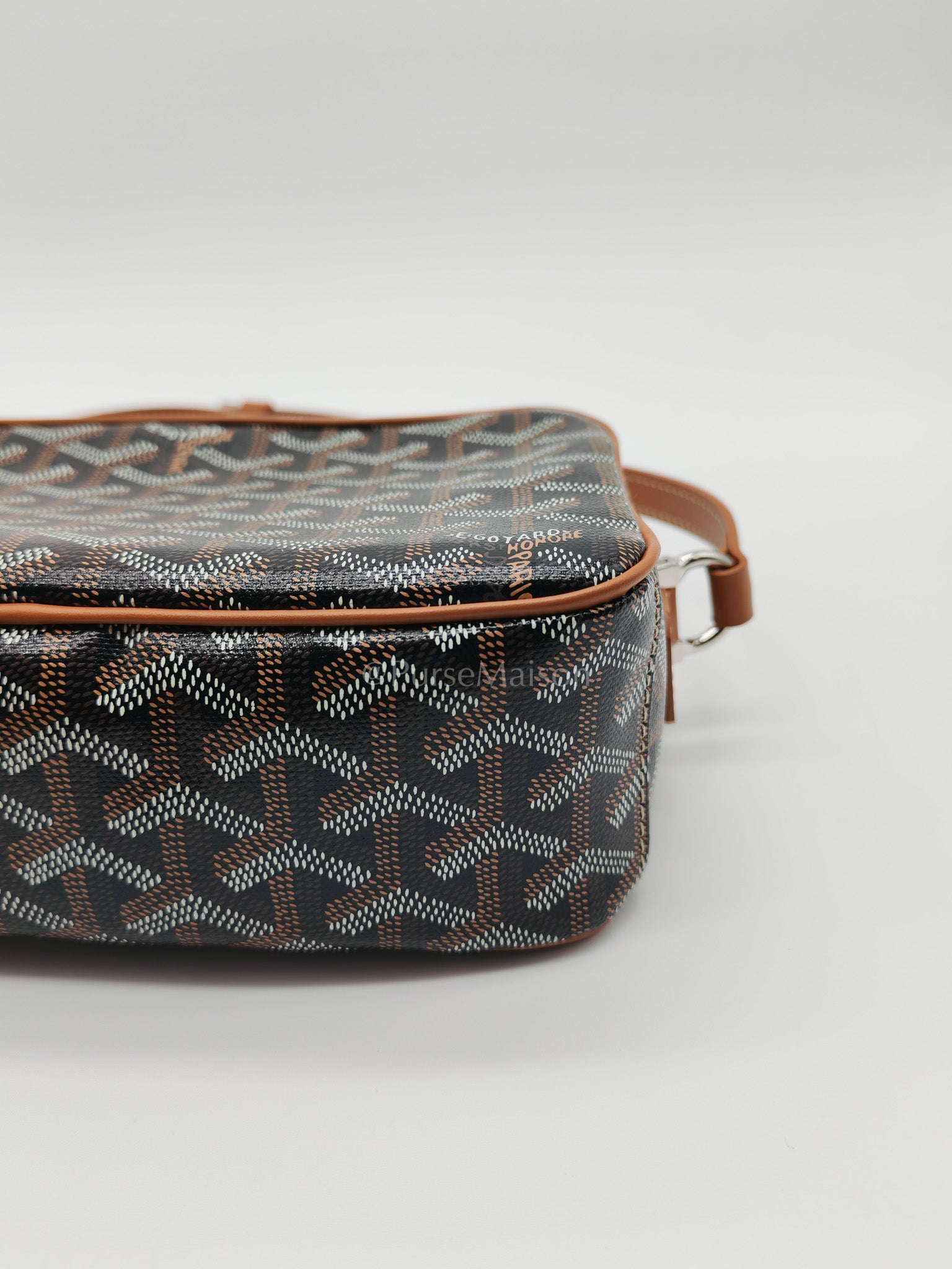 Cap Vert in Tan Goyardine Canvas Crossbody Bag | Purse Maison Luxury Bags Shop