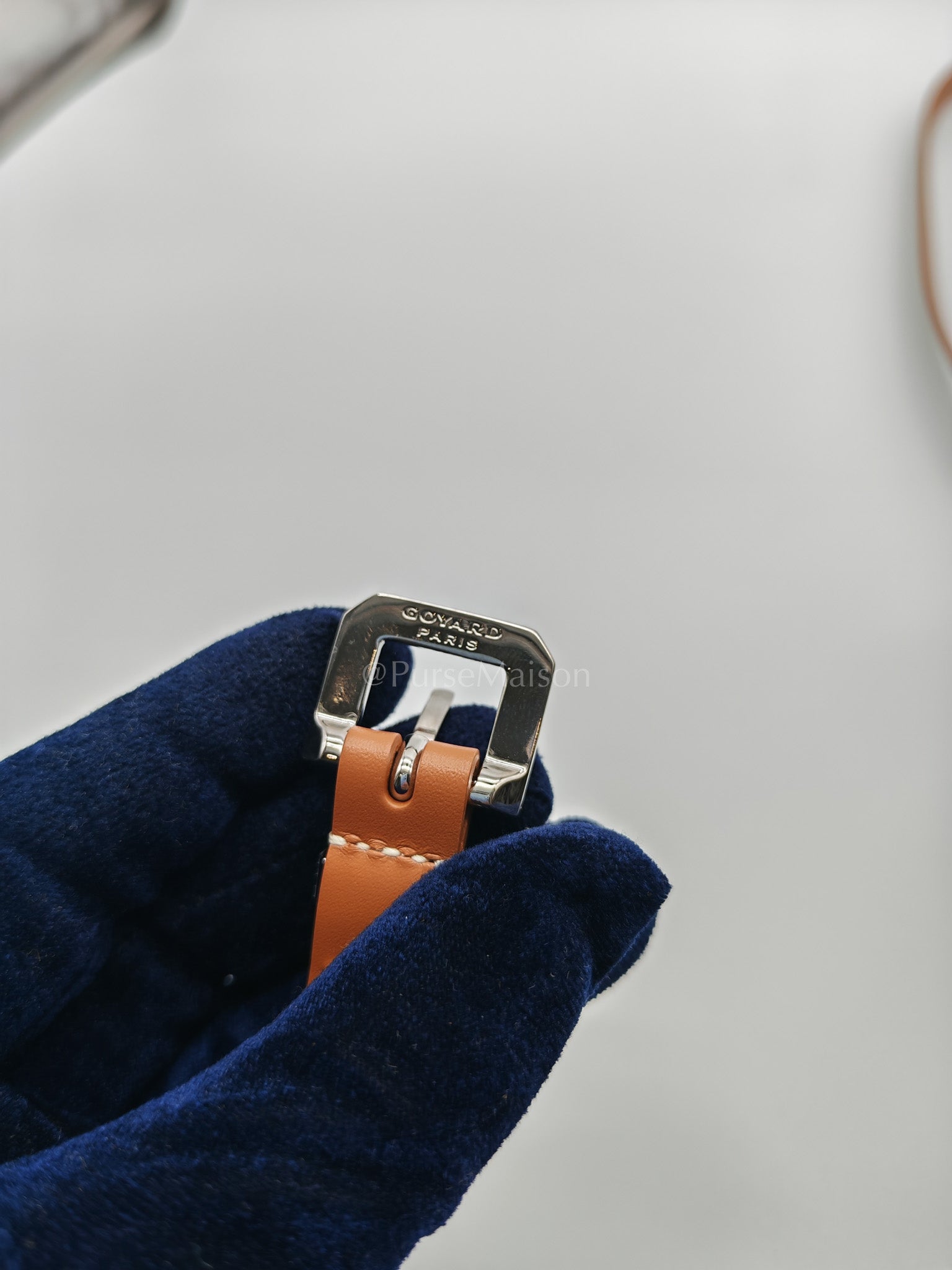 Cap Vert in Tan Goyardine Canvas Crossbody Bag | Purse Maison Luxury Bags Shop