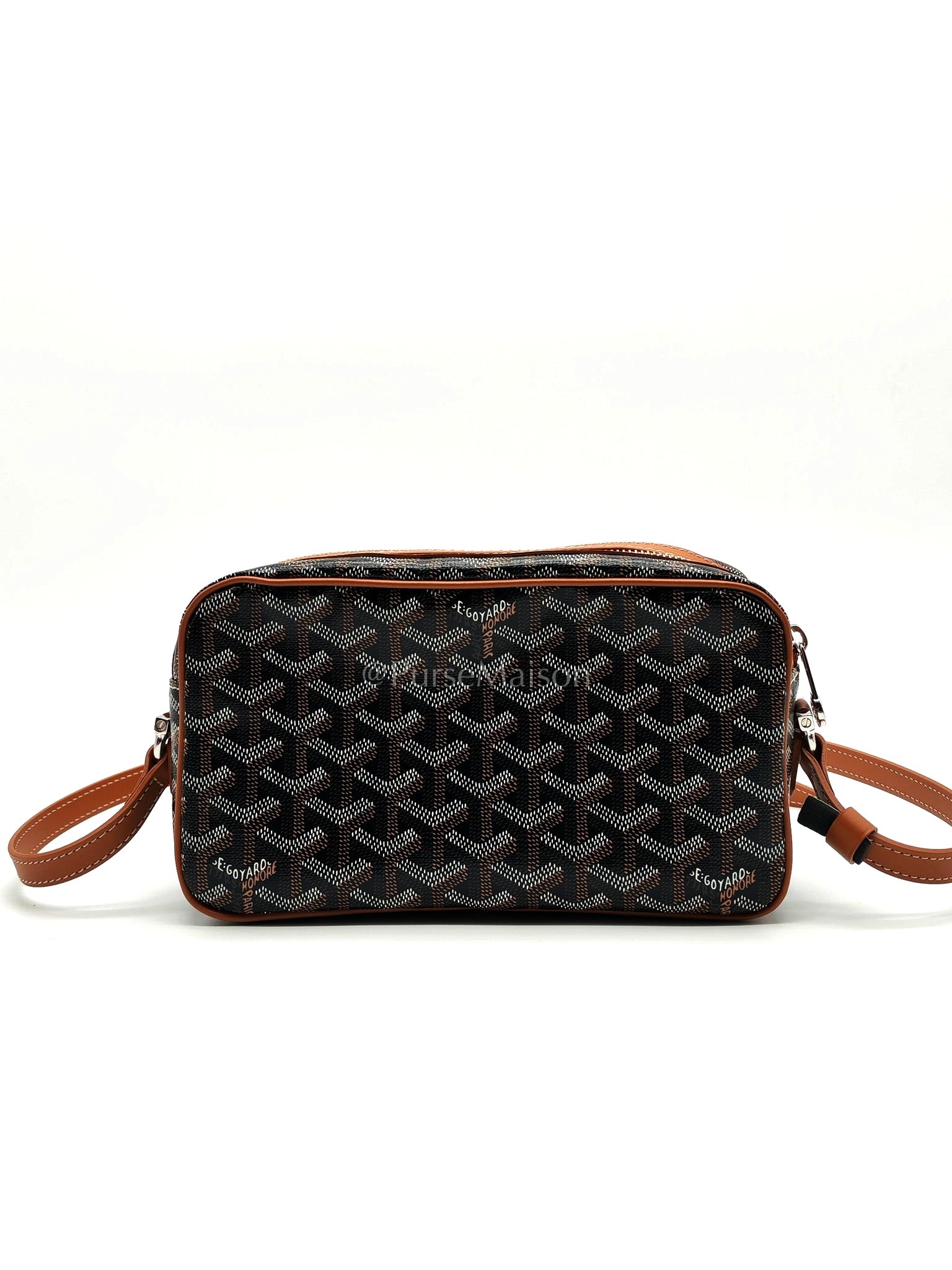 Cap Vert in Tan Goyardine Canvas Crossbody Bag | Purse Maison Luxury Bags Shop