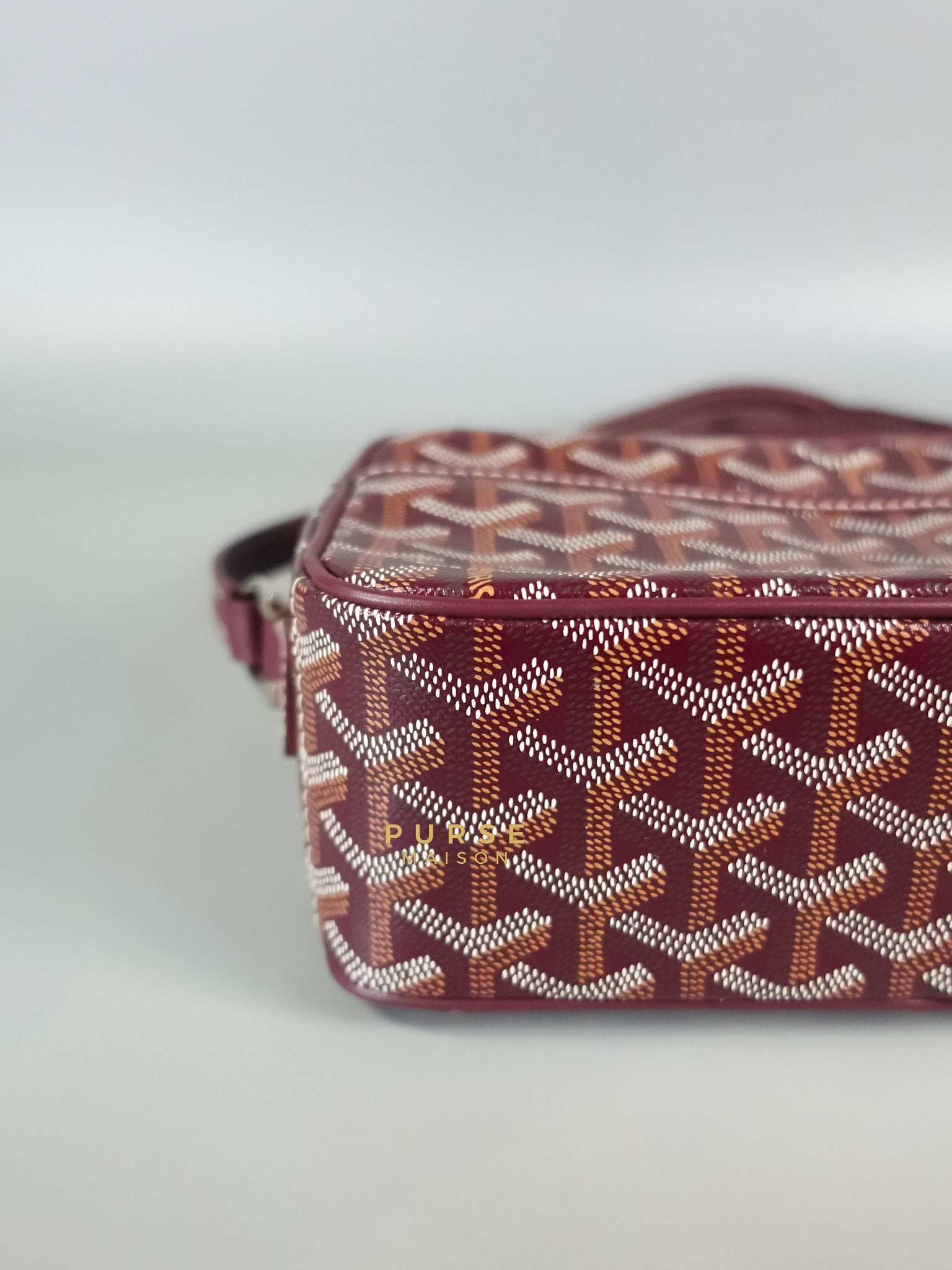 Cap Vert PM Bordeaux Goyardine Canvas | Purse Maison Luxury Bags Shop