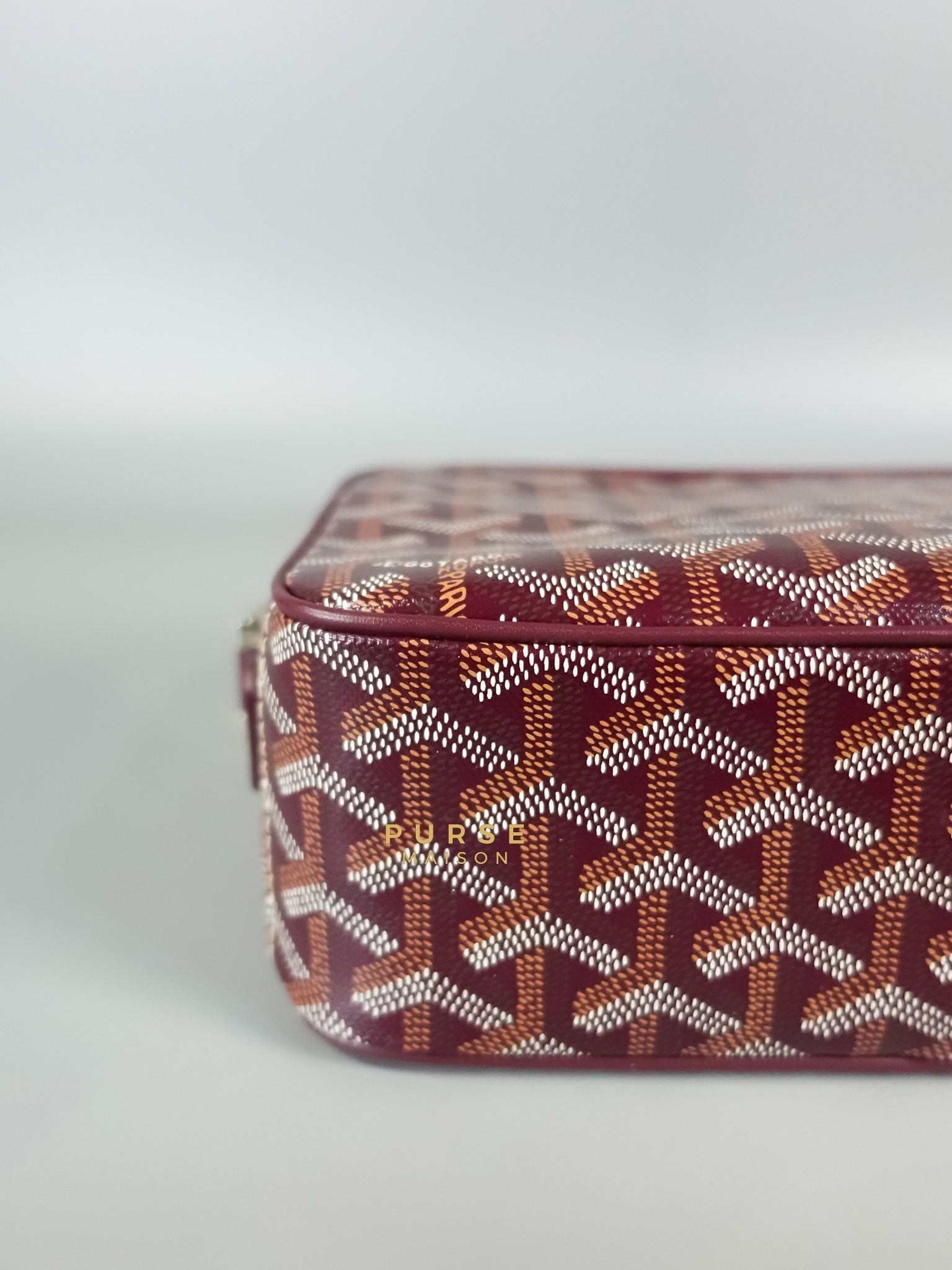 Cap Vert PM Bordeaux Goyardine Canvas | Purse Maison Luxury Bags Shop